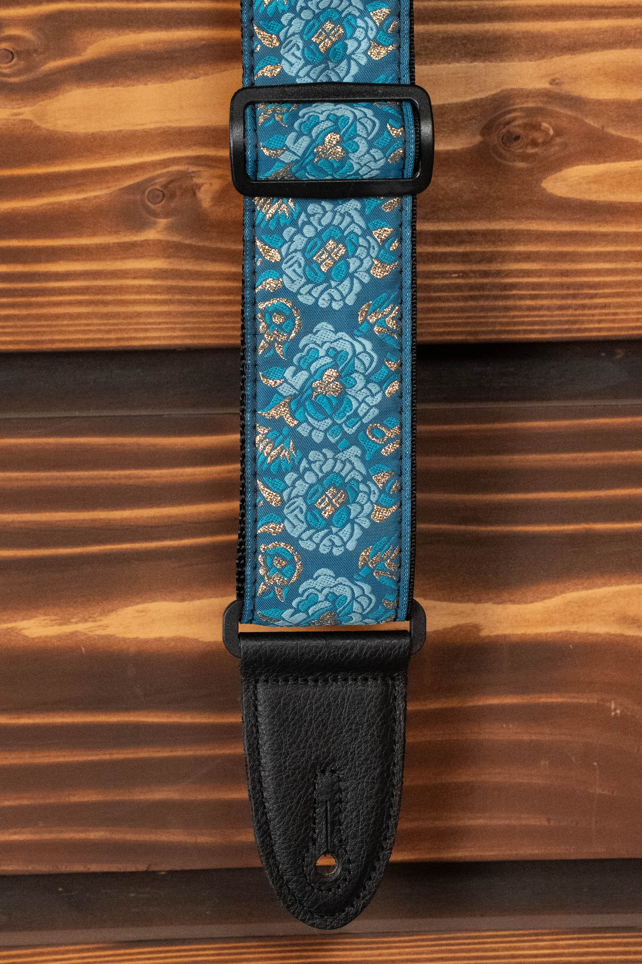 Levy's Boho Jacquard Series 2" Blue Guitar Strap