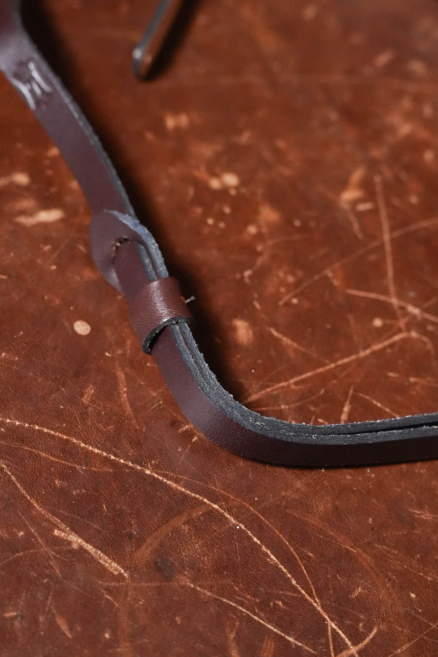 Levy's Leather Dark Brown Mandolin Strap