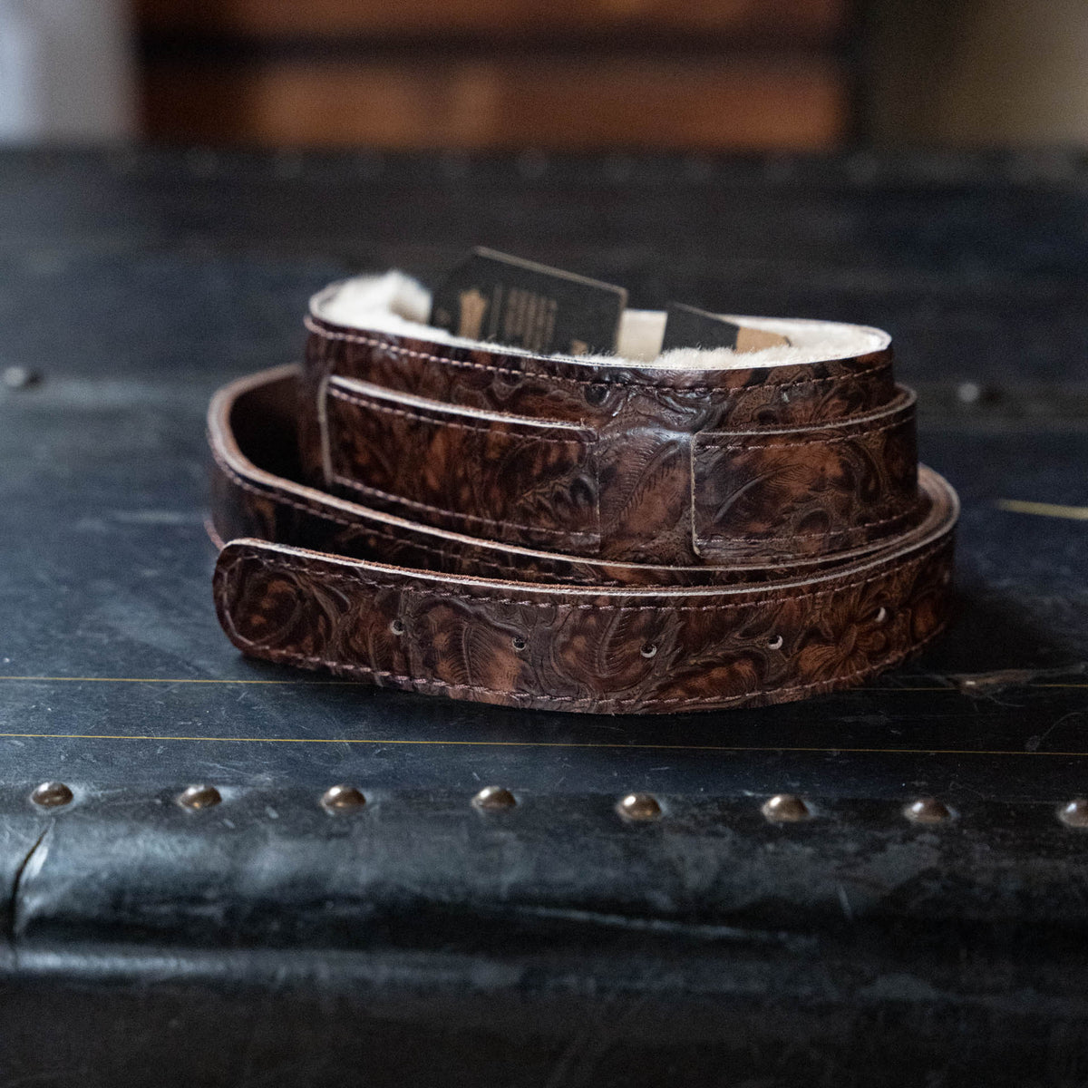 Levy's Leather Reiner Deluxe Series Guitar Strap - Brown