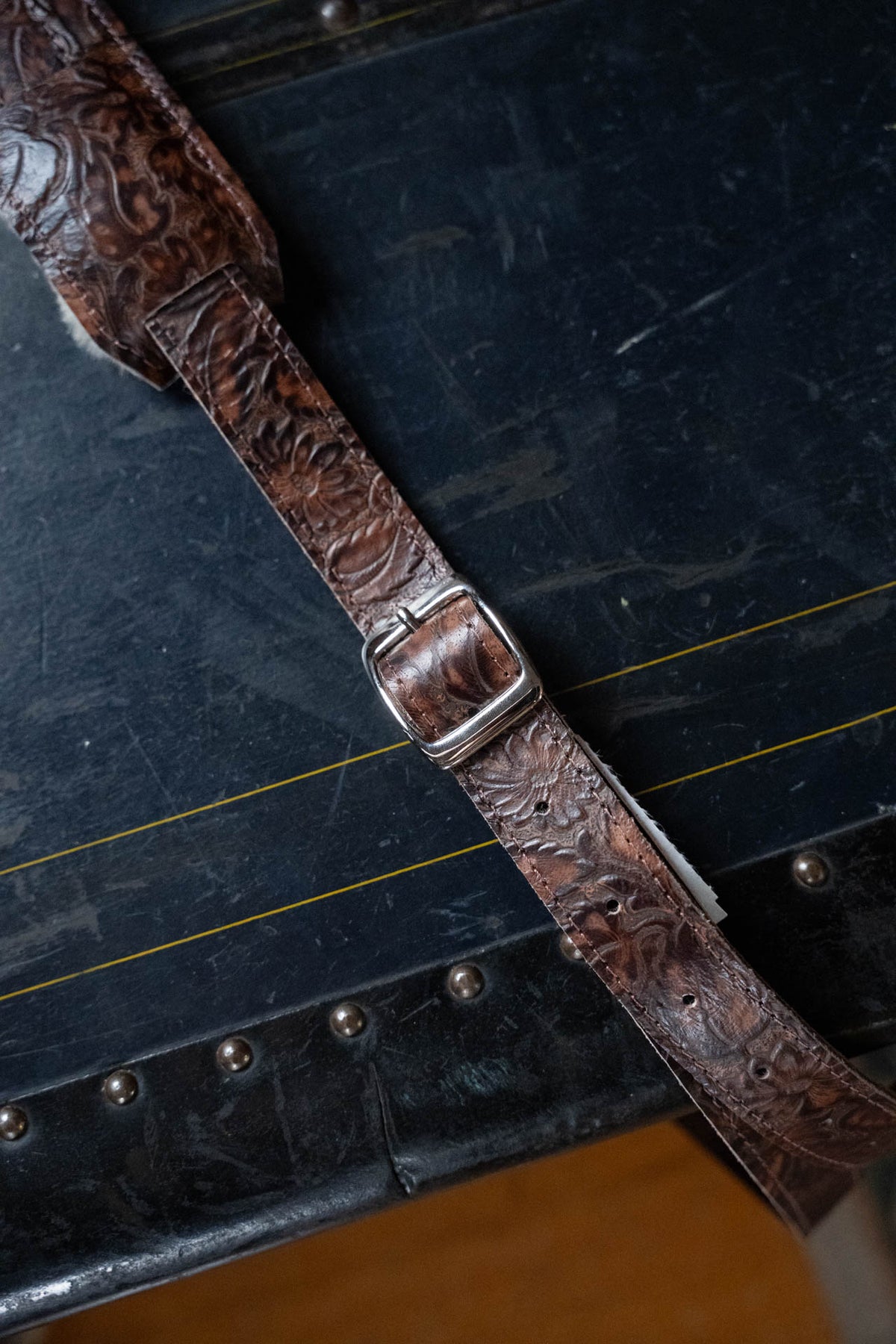 Levy's Leather Reiner Deluxe Series Guitar Strap - Brown