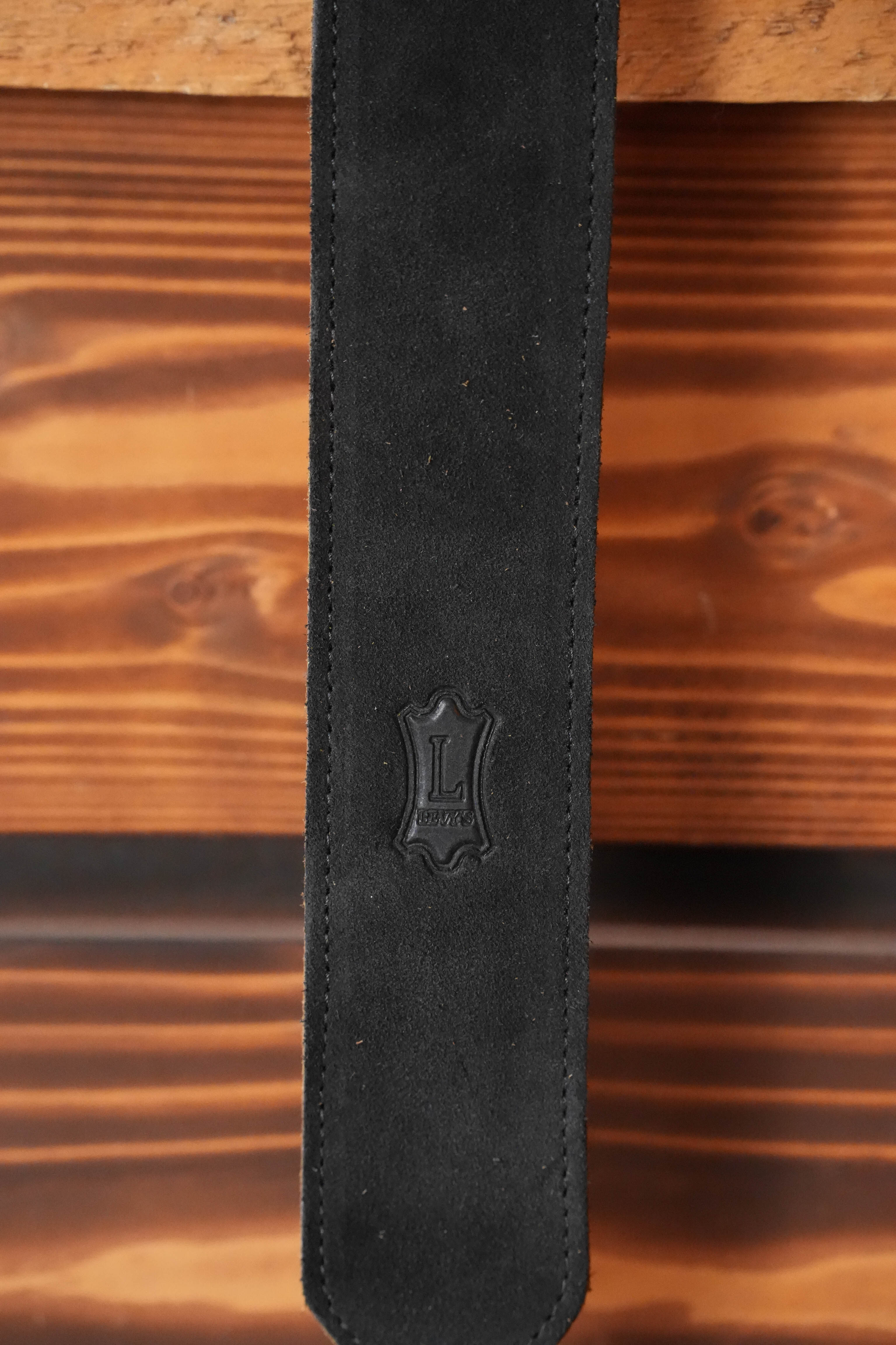 Levy's M9S-BLK Suede Banjo Strap - Black
