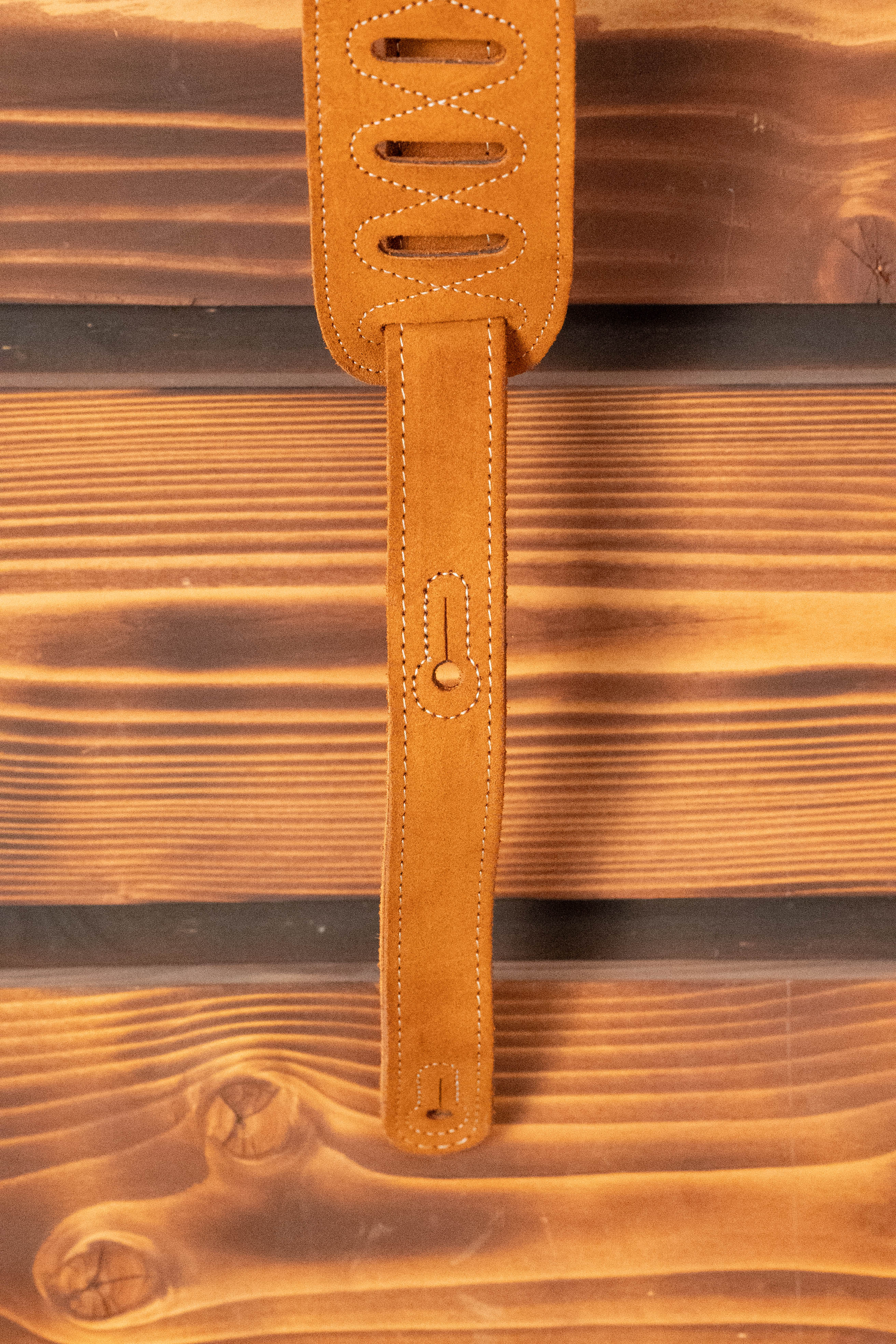 Levy's Sunbird Series 2.5" Dark Brown Hummingbird Leather Guitar Strap