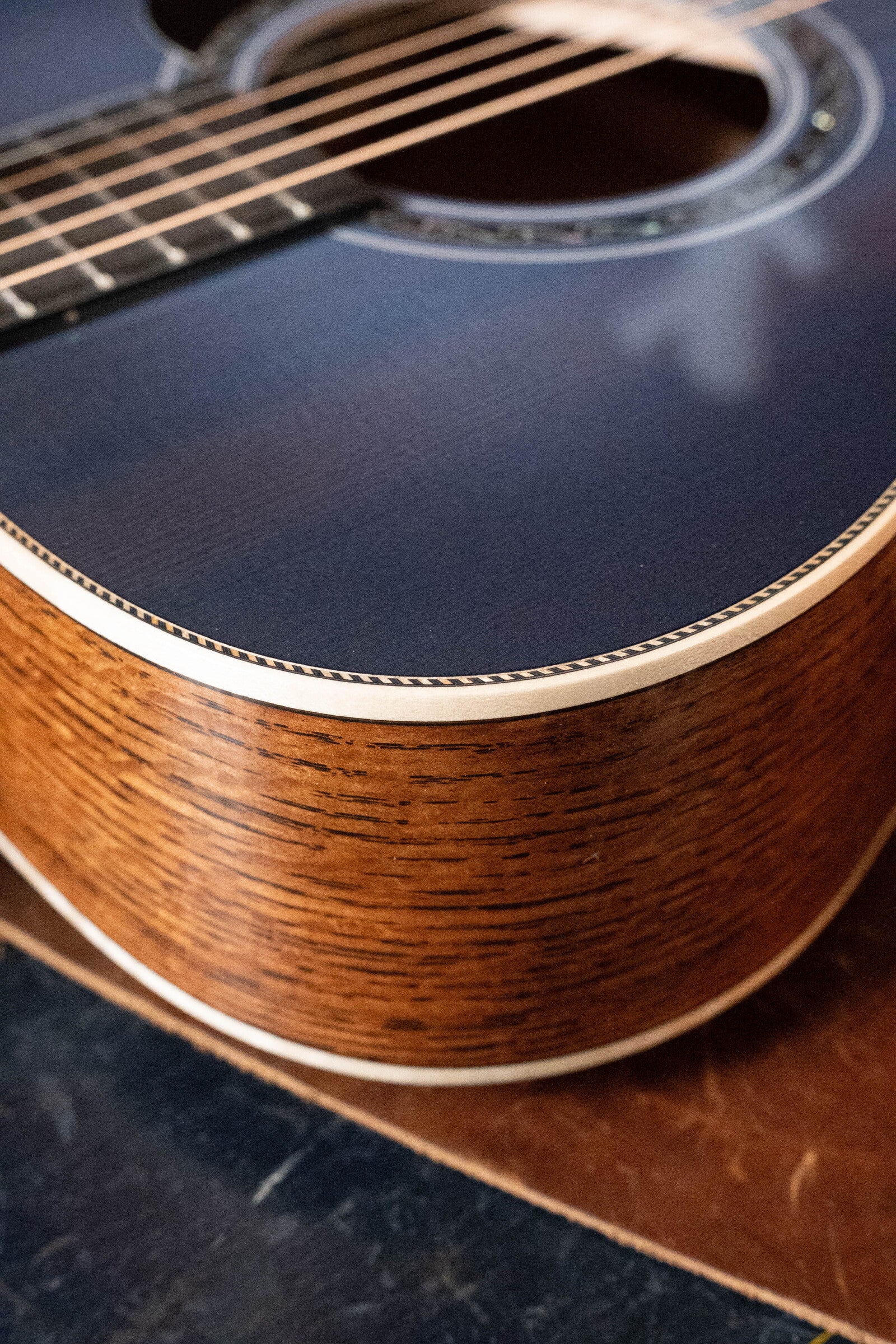 *Limited Edition* Martin CEO-11 European Spruce/White Oak New Horizons Blue Burst Grand Auditorium Guitar w/Electronics #1204