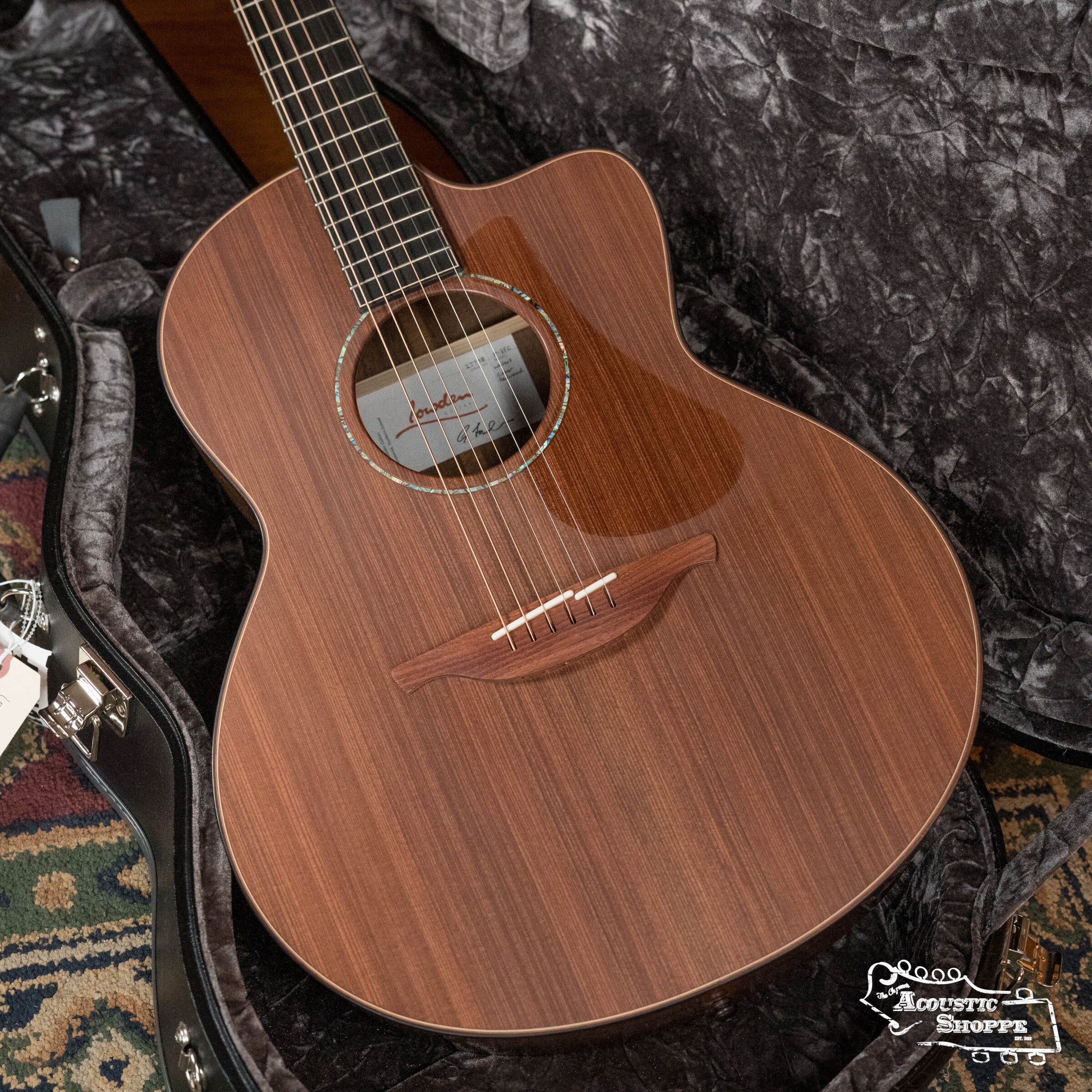 Lowden F-35C 35 Series Redwood/Walnut Medium Sized Cutaway Acoustic Guitar #7738