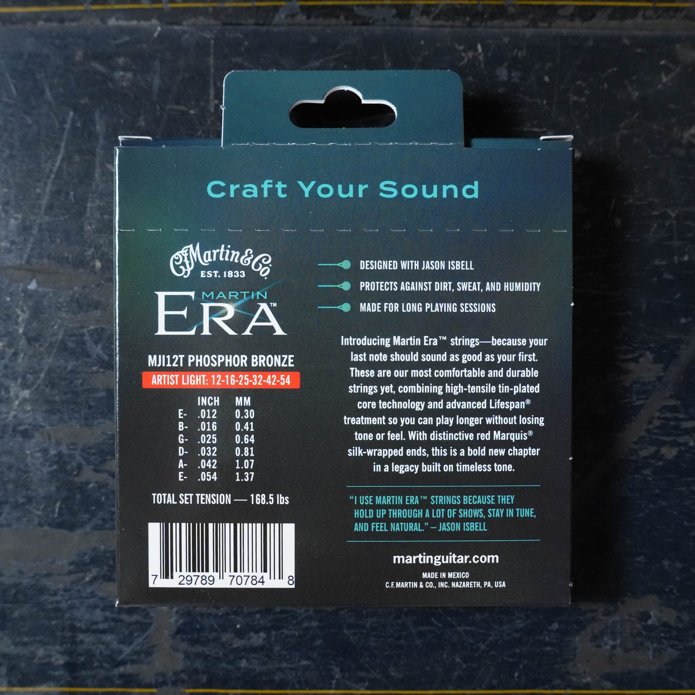 Martin Era Treated Acoustic Phosphor Bronze Artist Light 12-54 Guitar Strings