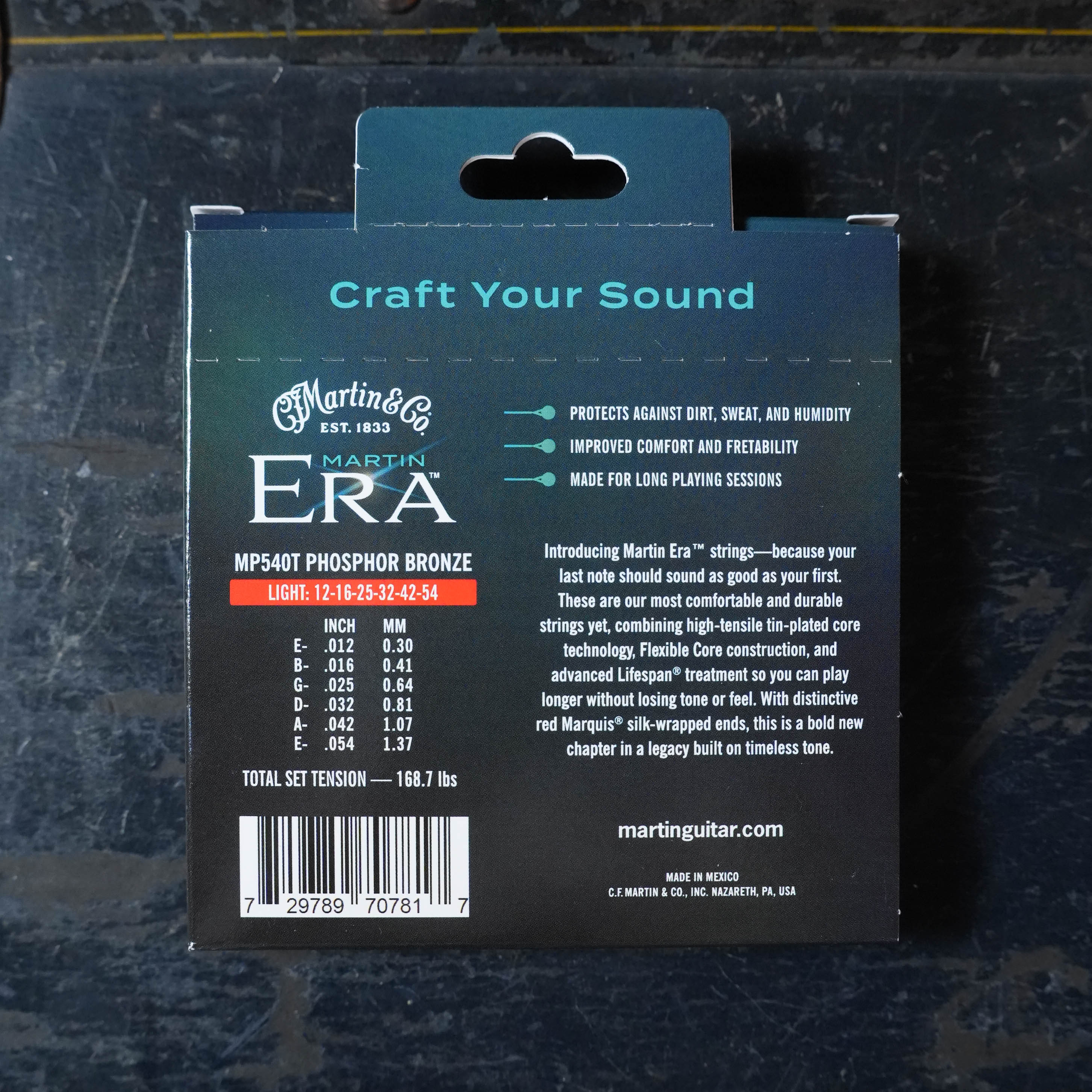 Martin Era Treated Acoustic Phosphor Bronze light 12-54 Guitar Strings