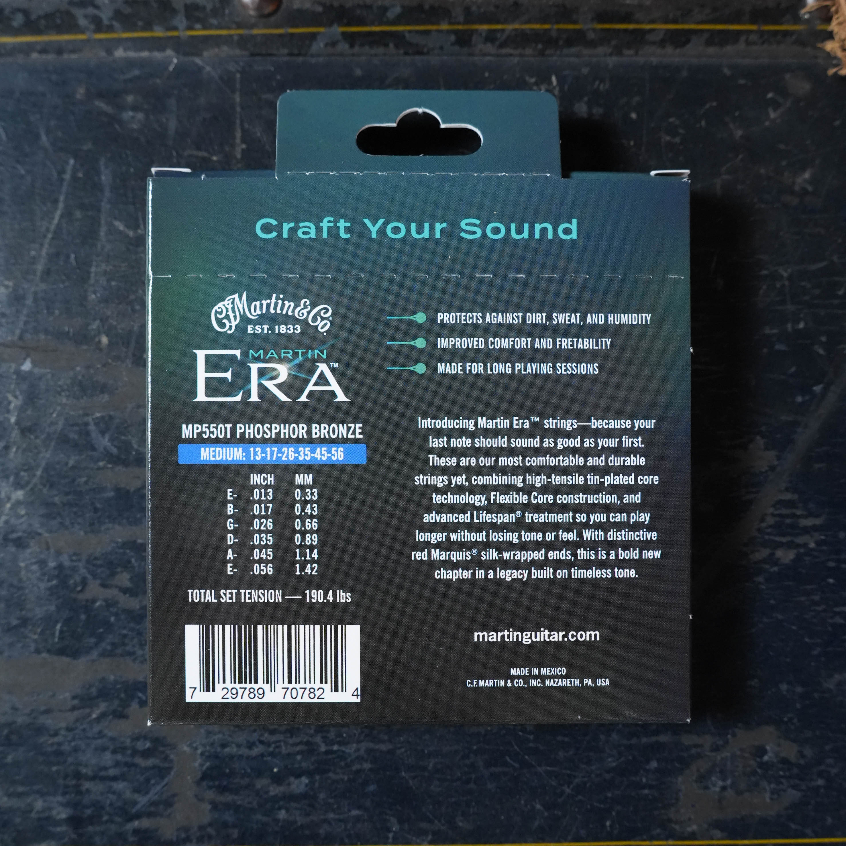 Martin Era Treated Acoustic Phosphor Bronze Medium 13-56 Guitar Strings