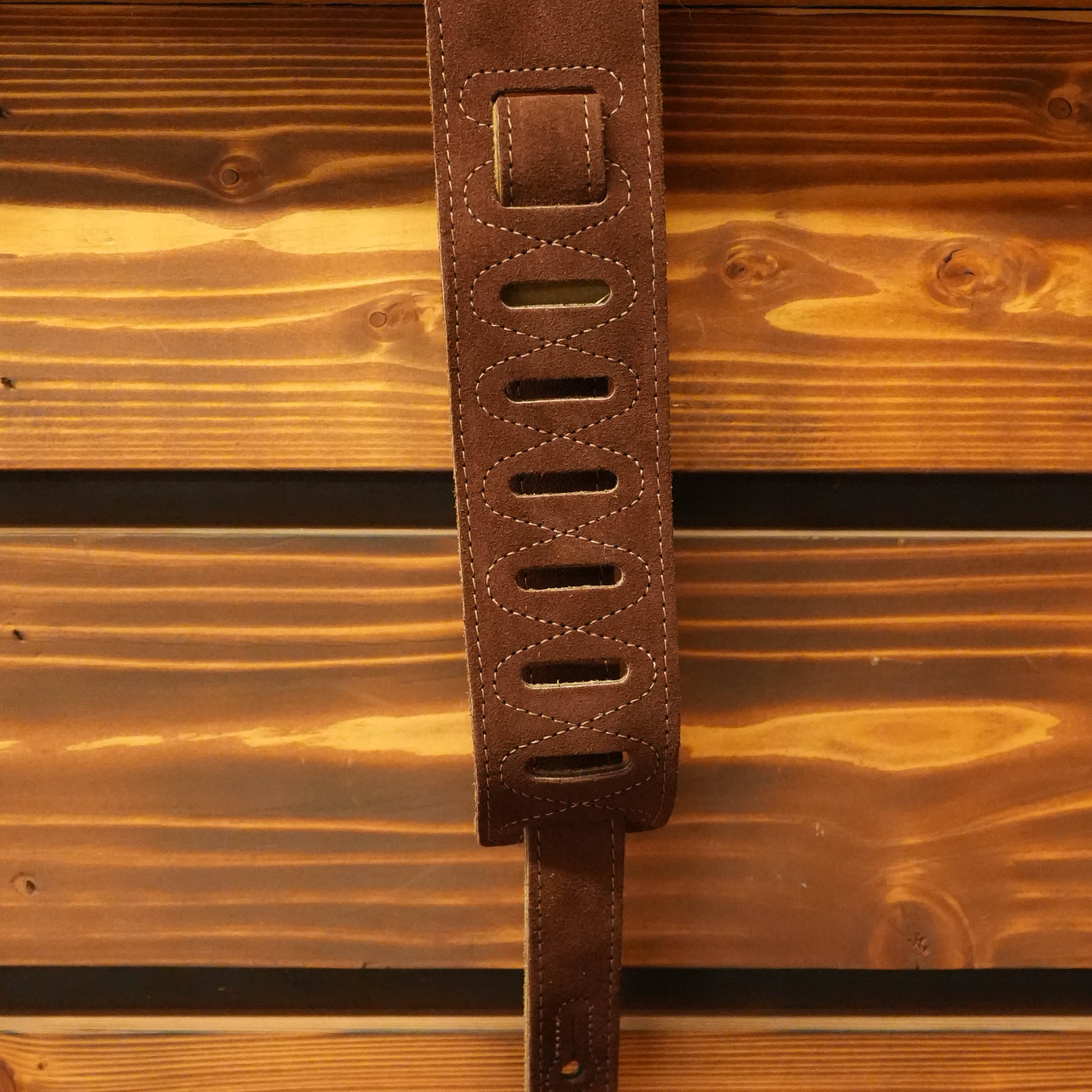 Levy's Celtic Embossed Brown Guitar Strap