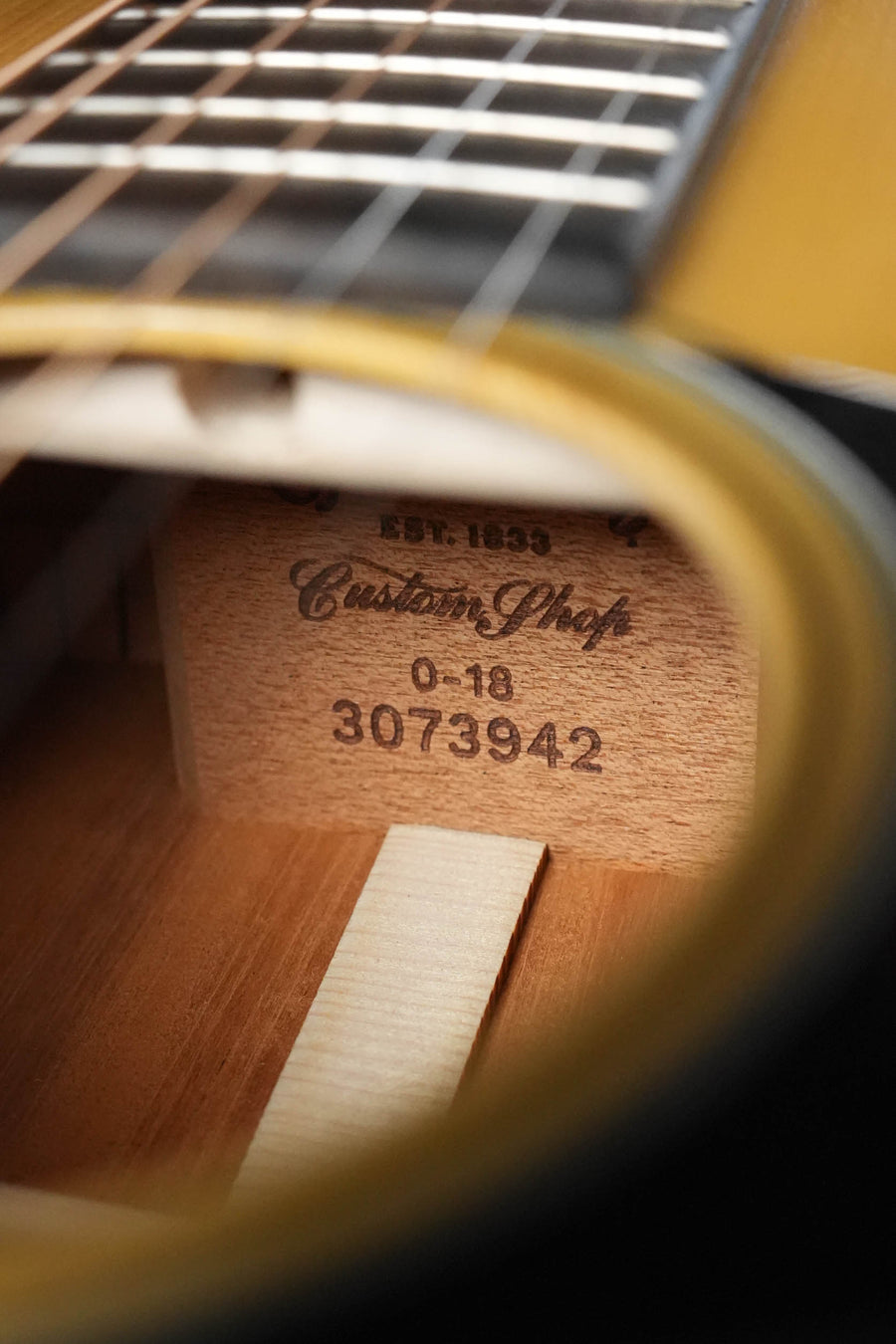 Martin Custom Shop 0-18 Aging Toner Parlor Acoustic Guitar #3942