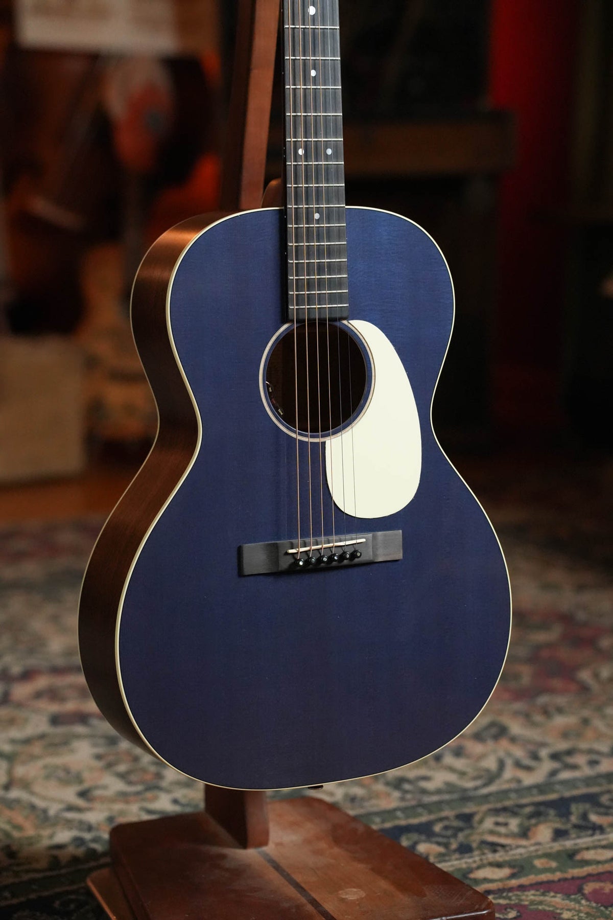 Martin 00L-16E Slope Shoulder Acoustic-Electric Guitar, Blue Denim #2601
