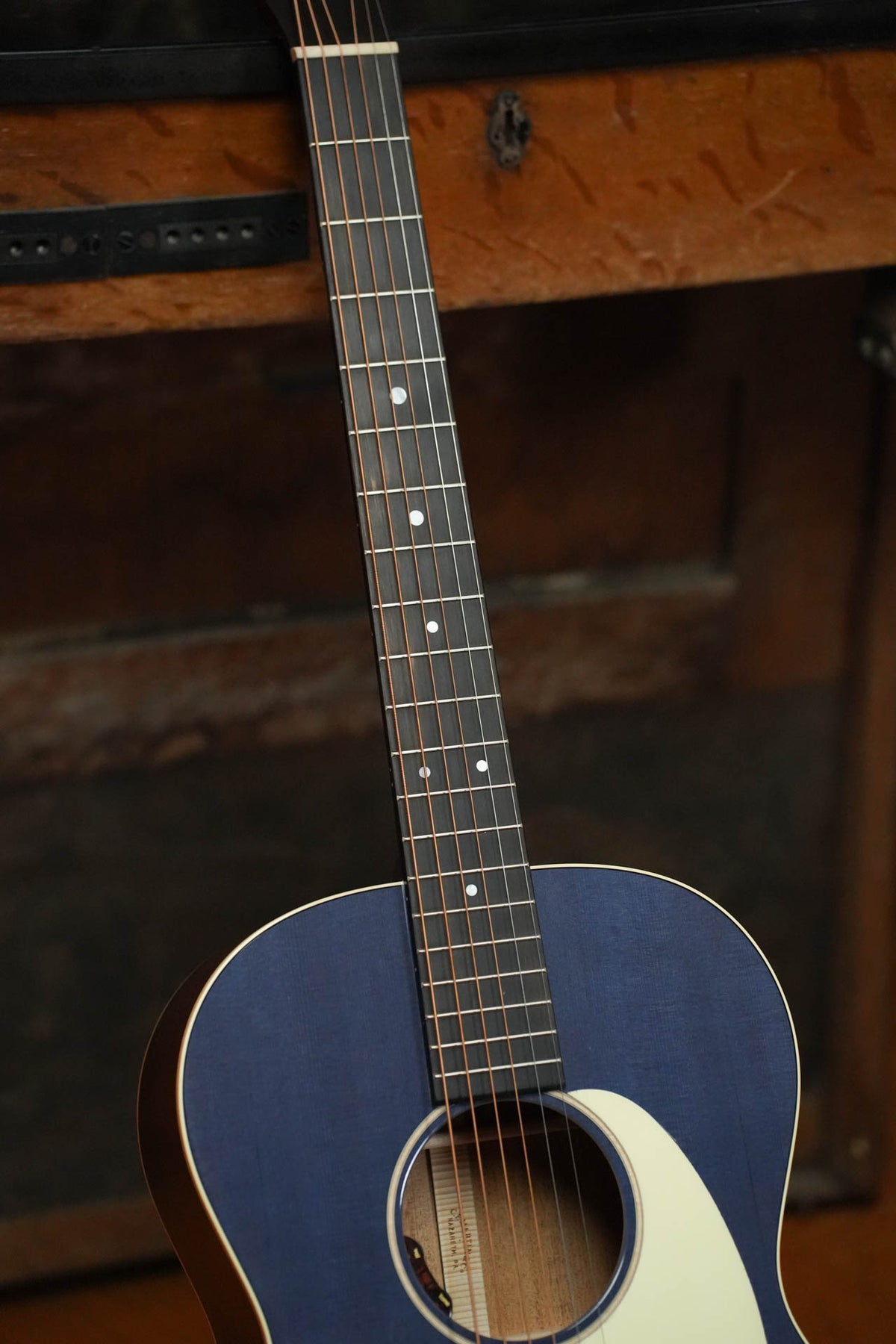 Martin 00L-16E Slope Shoulder Acoustic-Electric Guitar, Blue Denim #2601