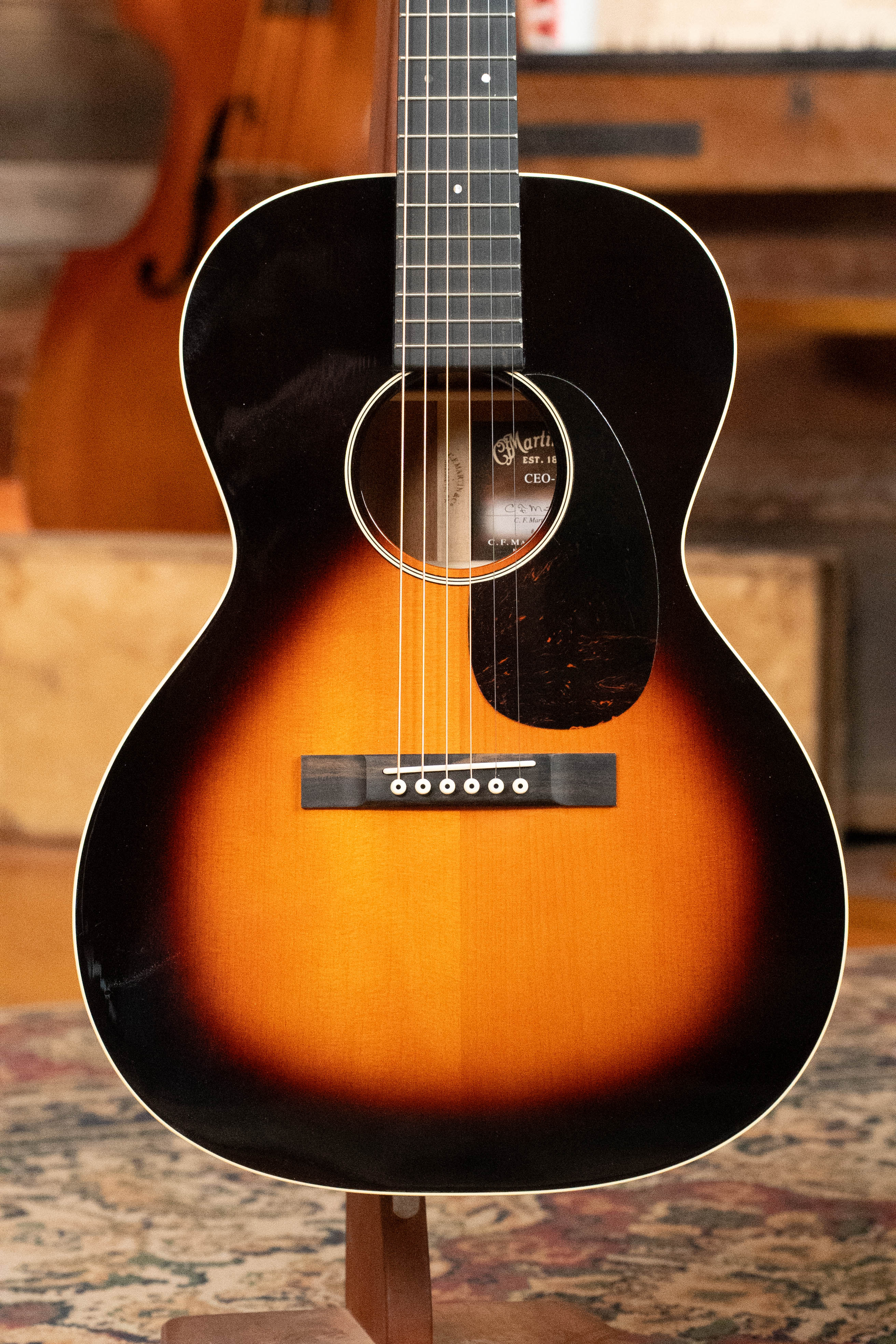 *Dread-Not Certified Used* Martin CEO-7 Adirondack/Mahogany OO Autumn Sunset Burst Acoustic Guitar #0522