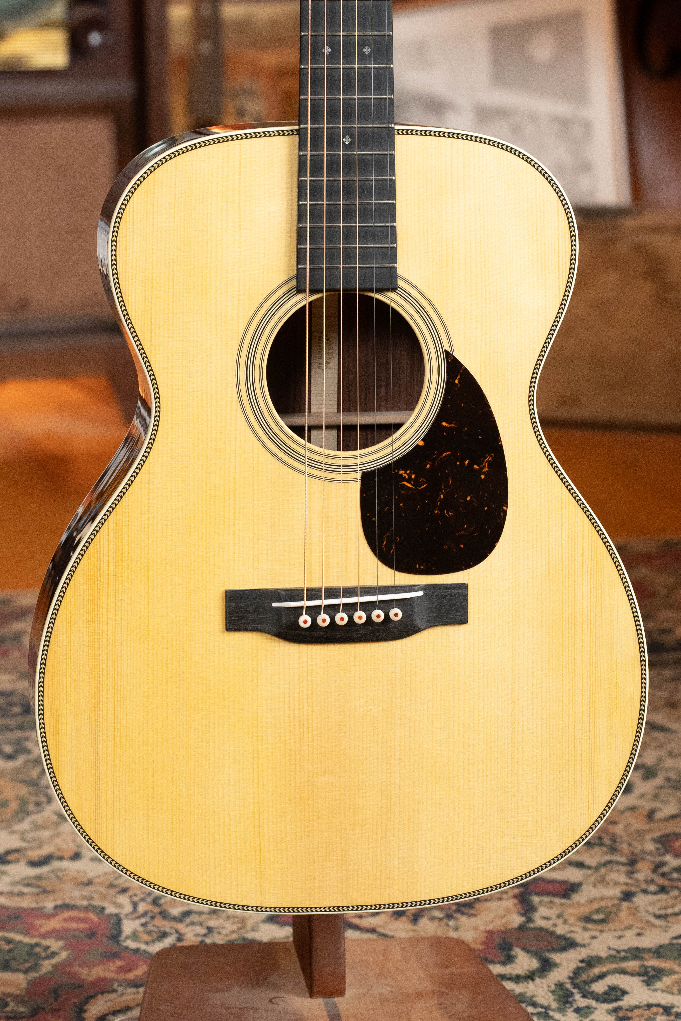 Martin Custom Shop Adirondack Spruce/Guatemalan Rosewood OM-28-Style Acoustic Guitar #0898