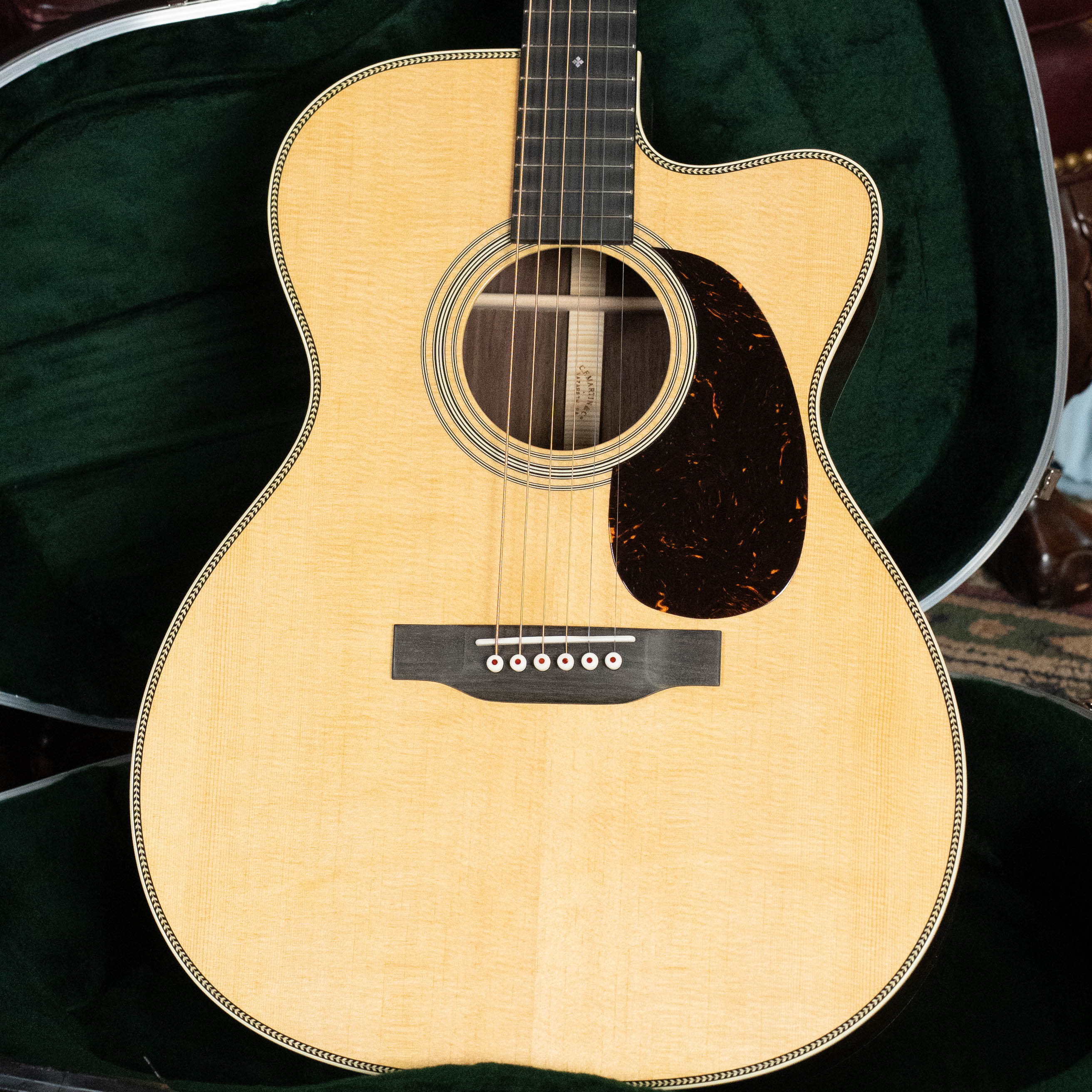 Martin Custom Shop Spruce/Cocobolo Custom "OOO/OM" Body Acoustic Guitar #2353