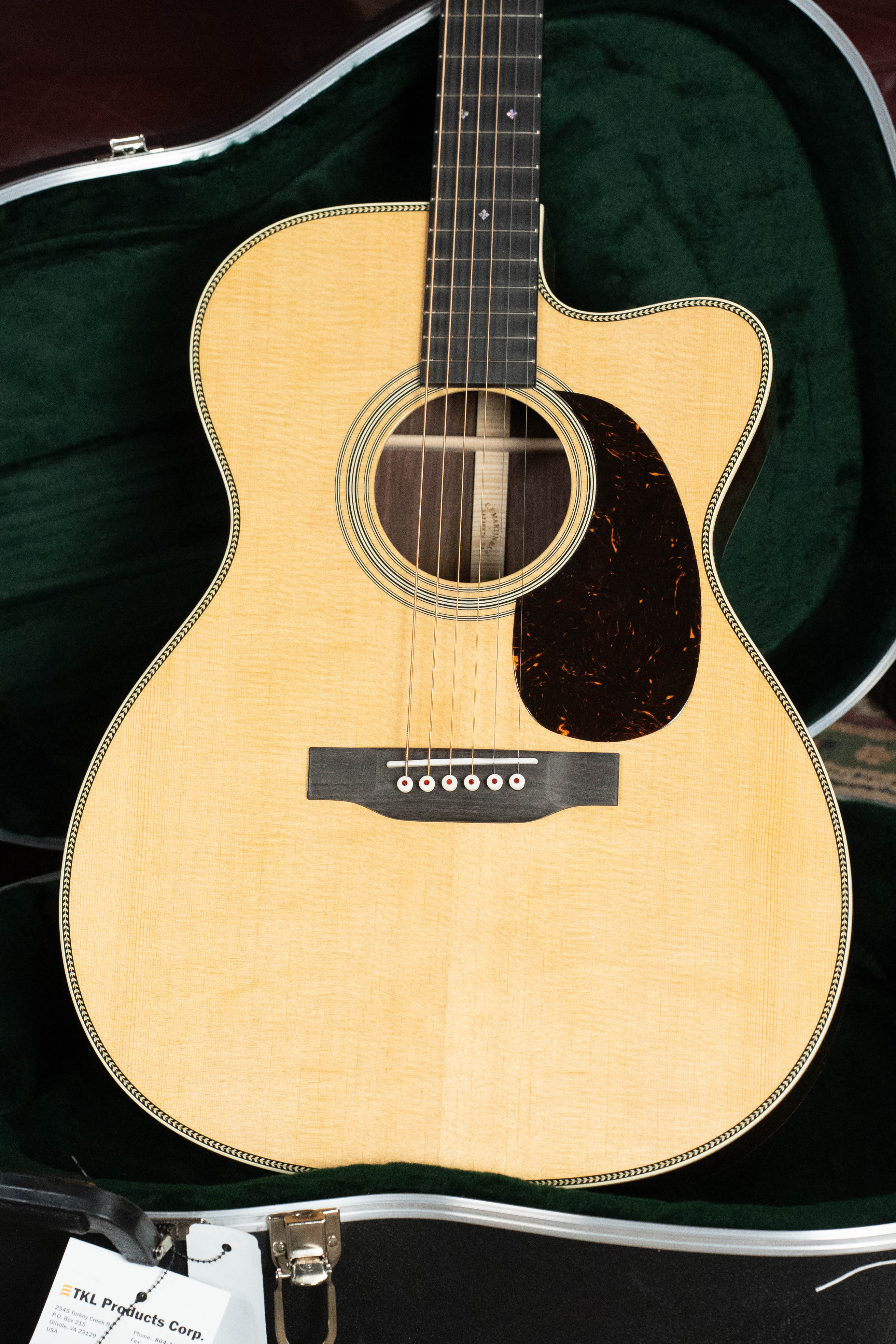 Martin Custom Shop Spruce/Cocobolo Custom "OOO/OM" Body Acoustic Guitar #2353