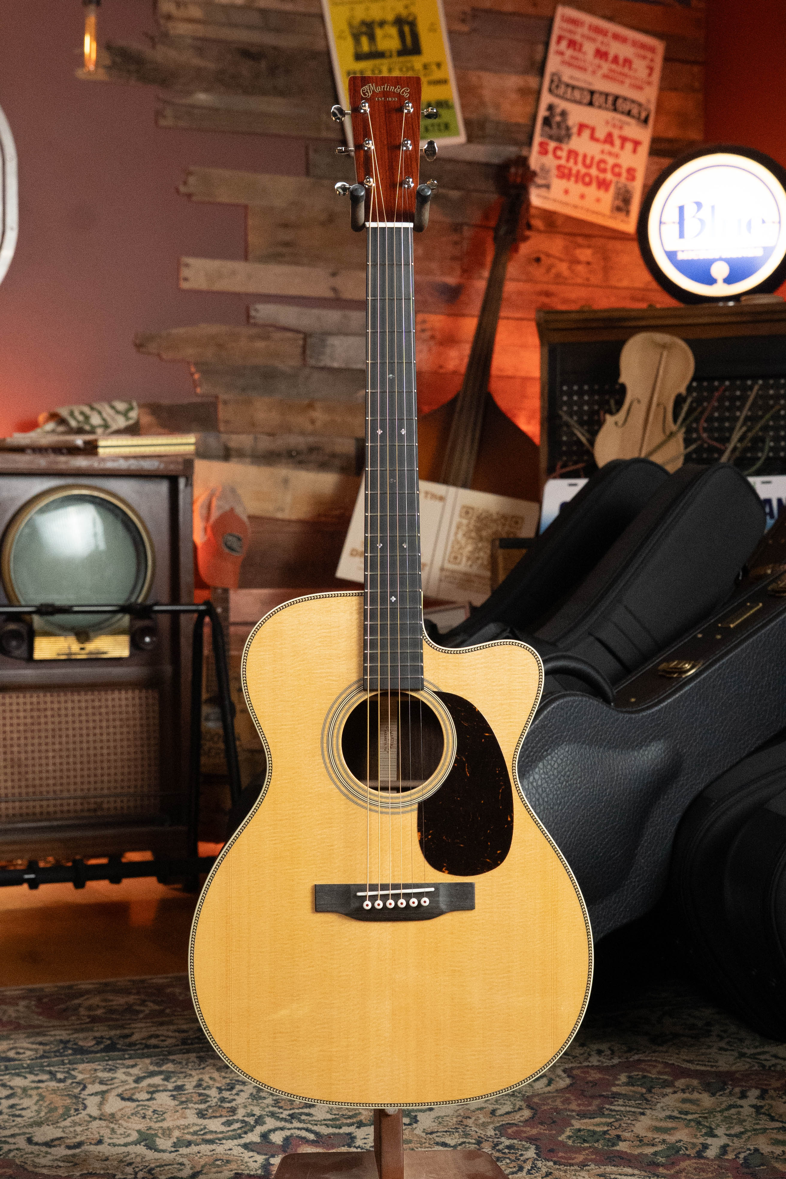 Martin Custom Shop Spruce/Cocobolo Custom "OOO/OM" Body Acoustic Guitar #2353