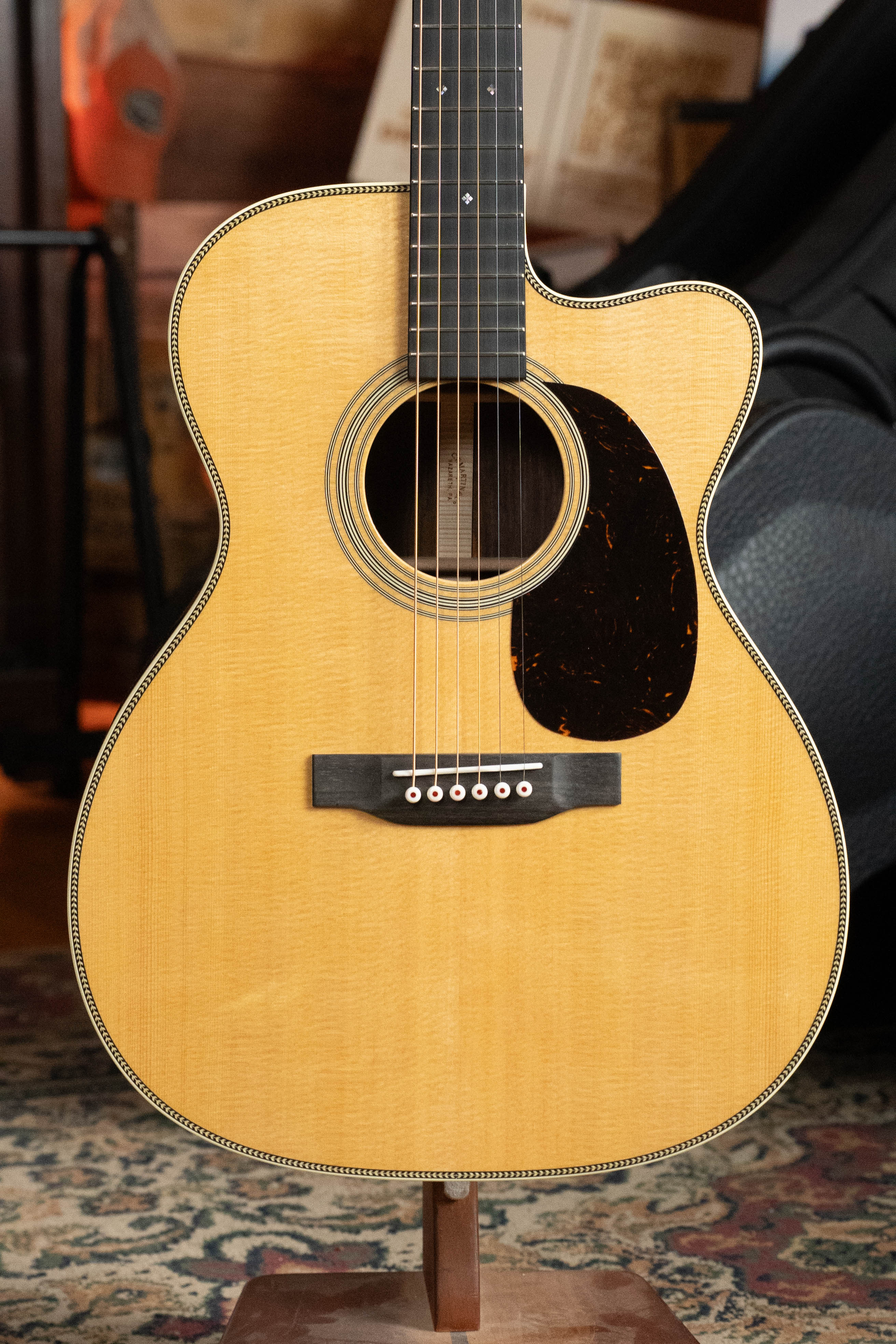 Martin Custom Shop Spruce/Cocobolo Custom "OOO/OM" Body Acoustic Guitar #2353