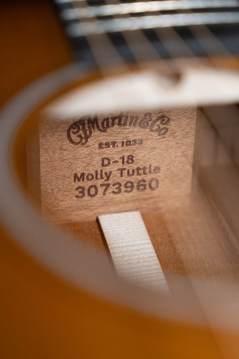Martin D-18 Molly Tuttle Dreadnought Acoustic Guitar #3960