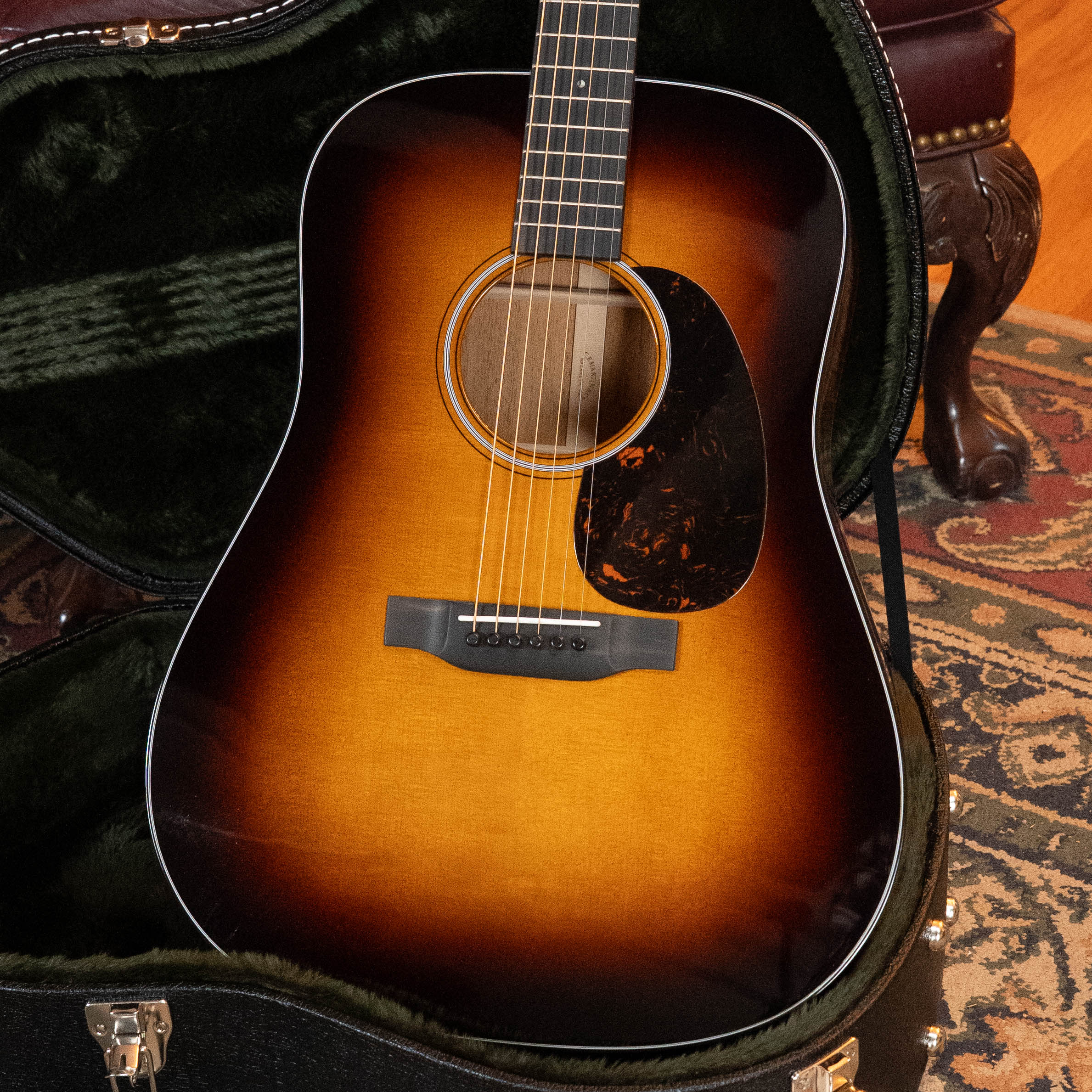 Martin D-18 Spruce/Mahogany 1935 Gloss Sunburst Finish Dreadnought Acoustic Guitar #5454
