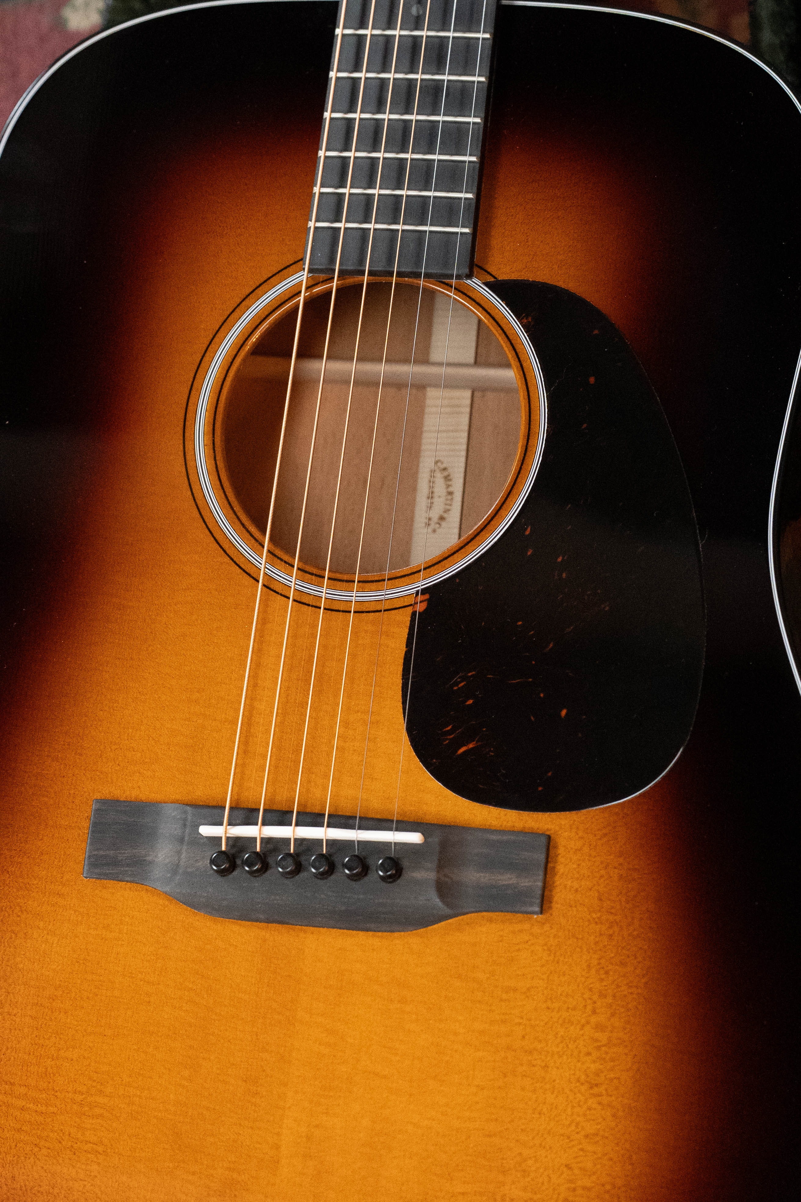 Martin D-18 Spruce/Mahogany 1935 Gloss Sunburst Finish Dreadnought Acoustic Guitar #8004