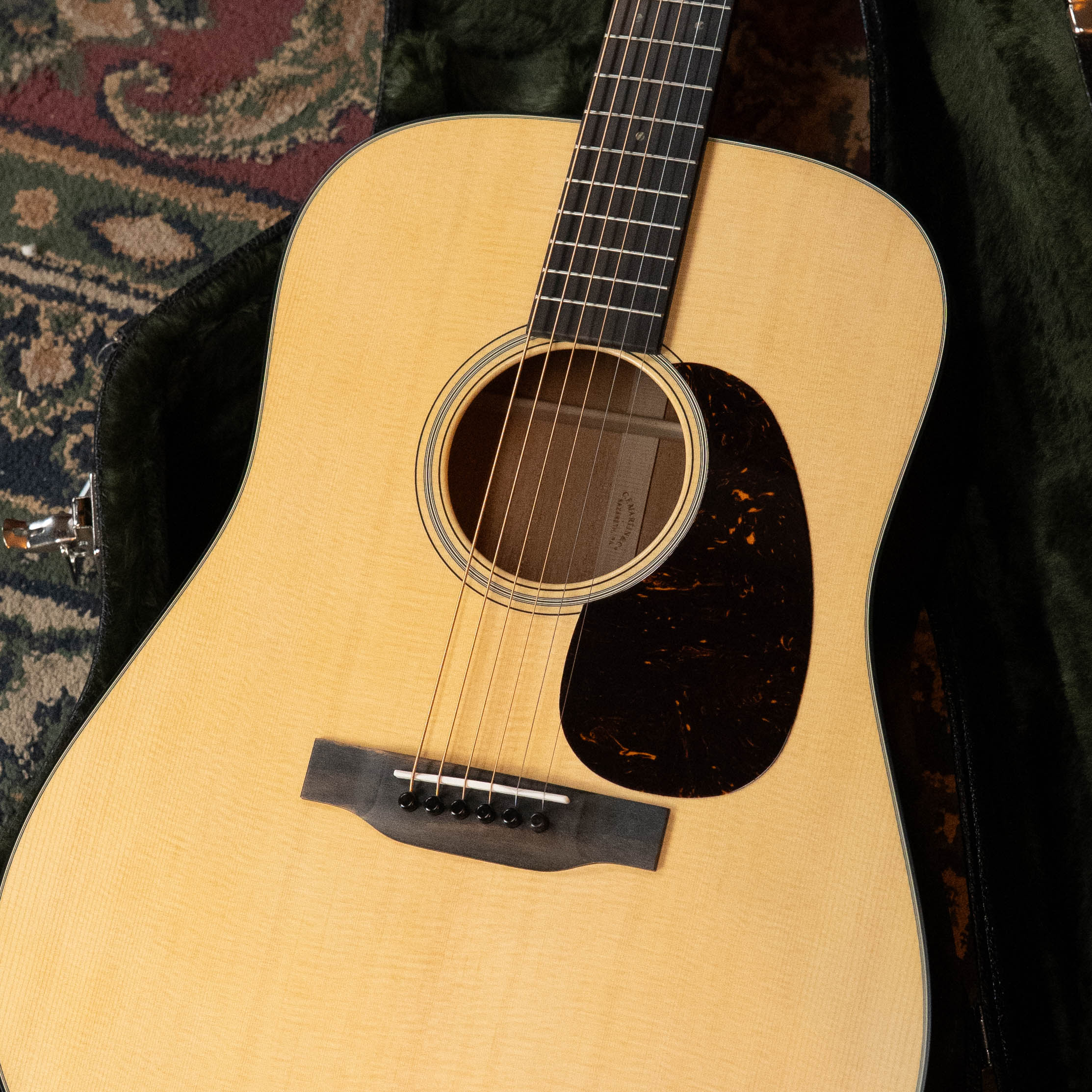 Martin D-18 Spruce/Mahogany Satin Finish Dreadnought Acoustic Guitar #1864