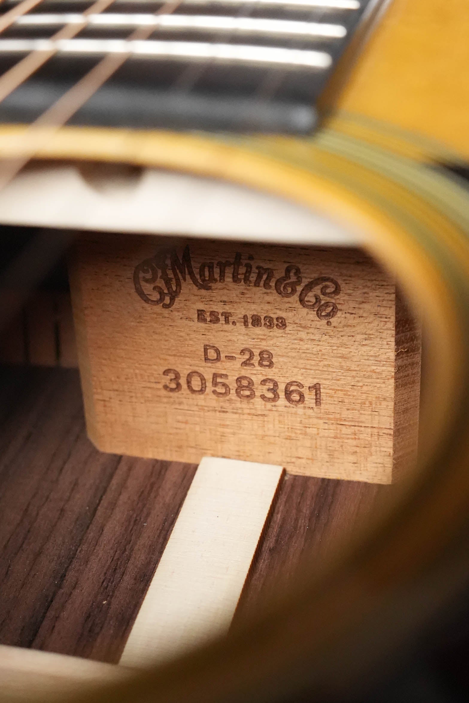 Martin D-28 Gloss Spruce/Rosewood Dreadnought Acoustic Guitar #8361