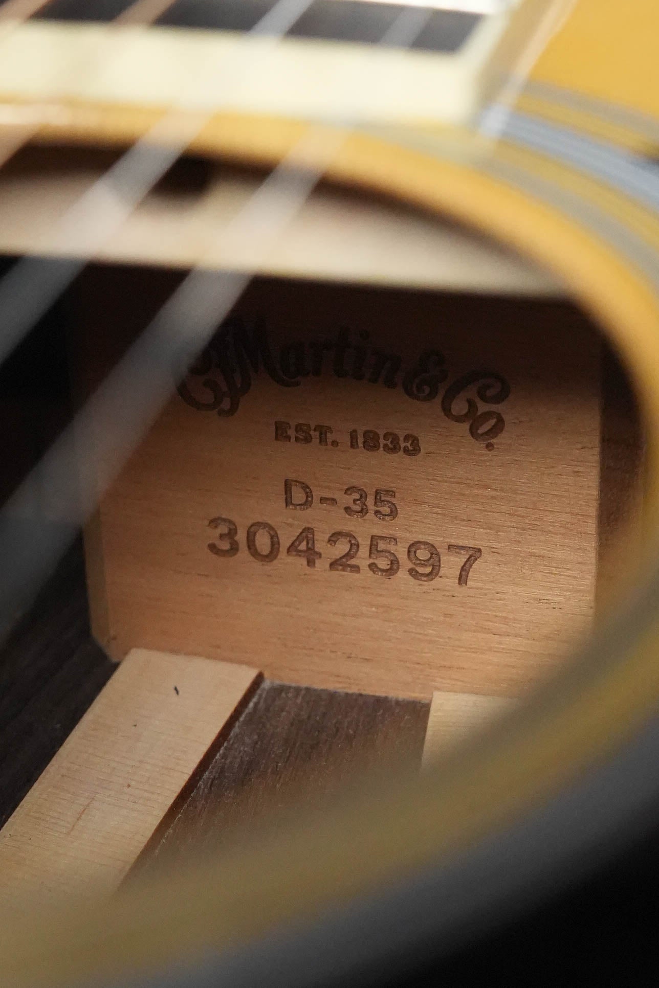 Martin D-35 Gloss Aging Toner Dreadnought Acoustic Guitar #2597