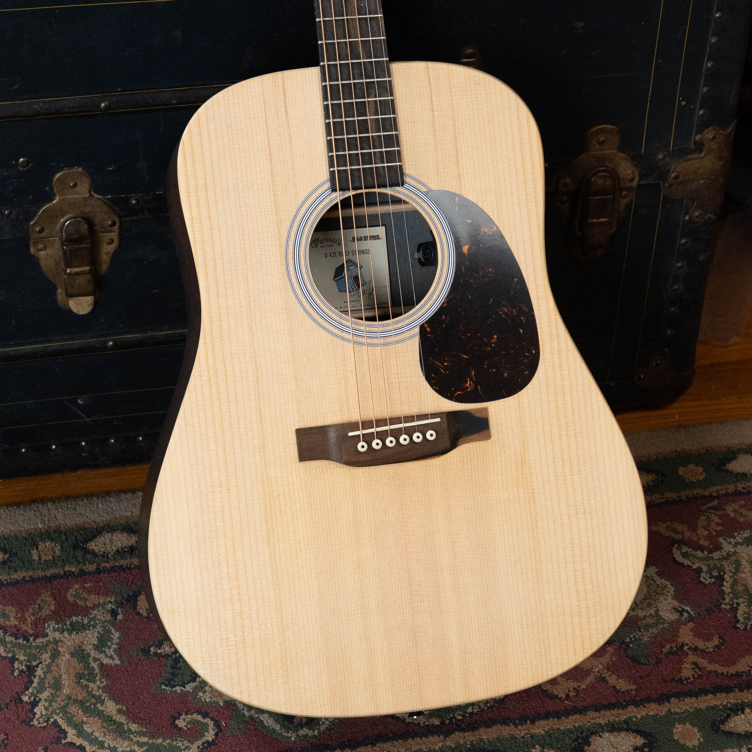 Martin D-X2E Billy Strings Spruce/HPL Rosewood Dreadnought Guitar w/Martin Electronics #6319