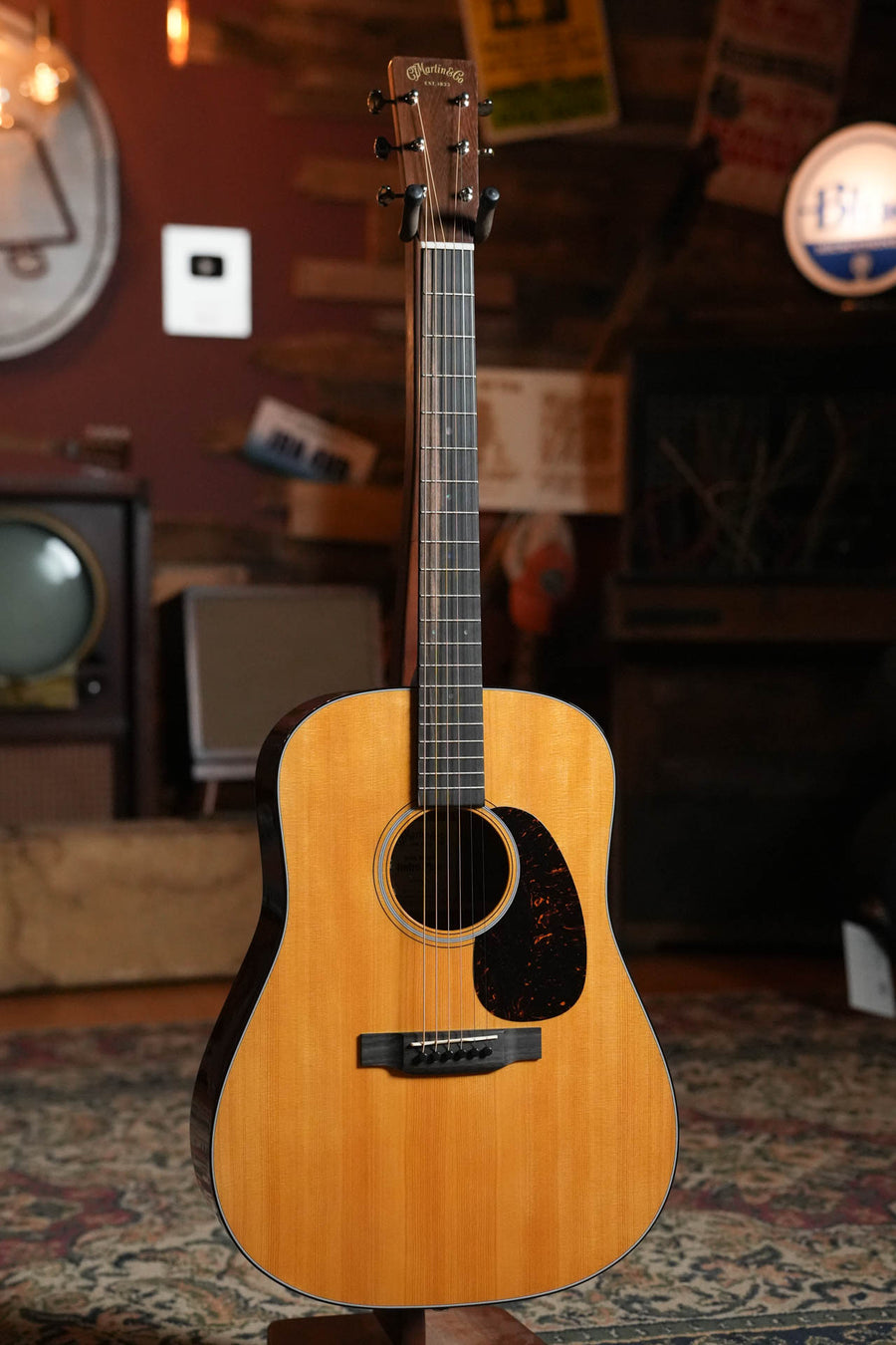 Martin DE Retro Plus Mahogany Dreadnought Acoustic-Electric Guitar #2875