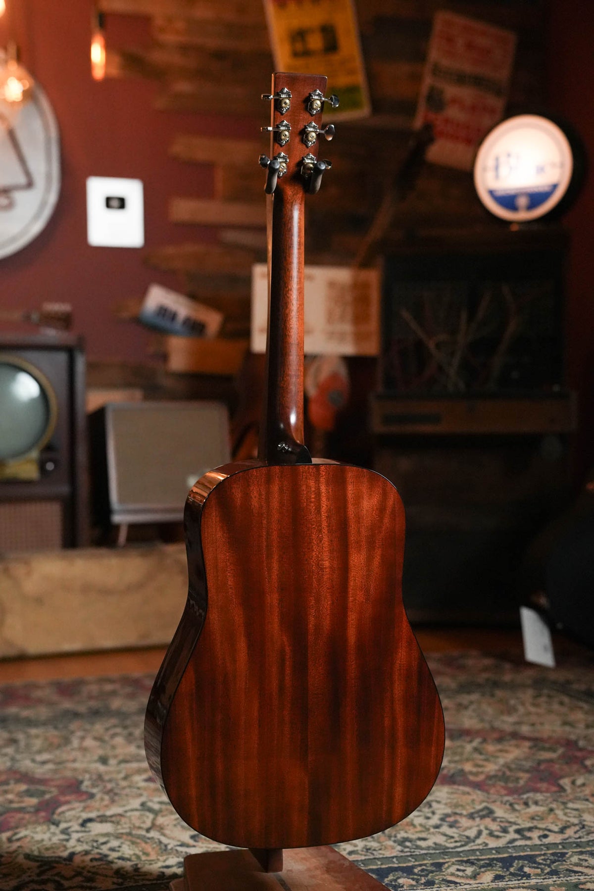 Martin DE Retro Plus Mahogany Dreadnought Acoustic-Electric Guitar #2875