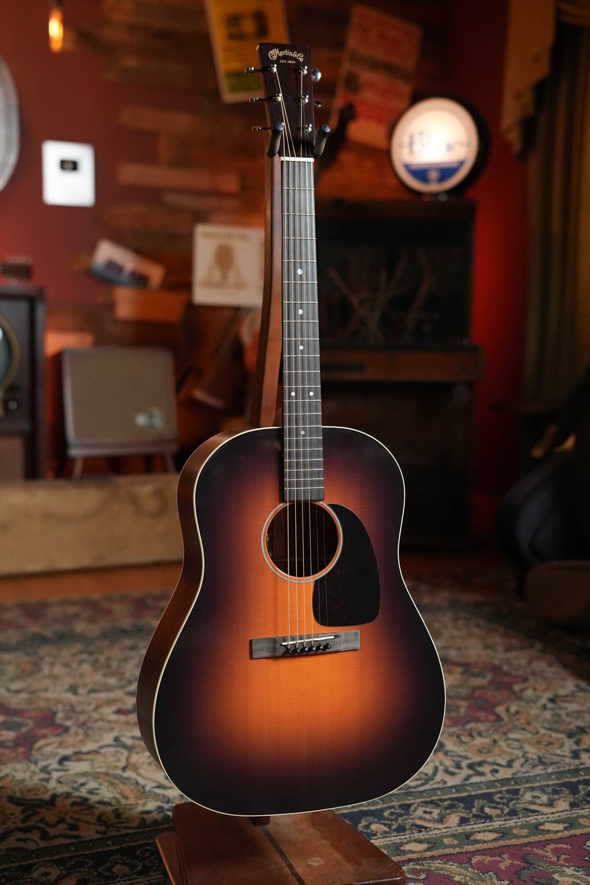 Martin DSS-16E Slope Shoulder Acoustic-Electric Guitar, 1935 Burst #4872