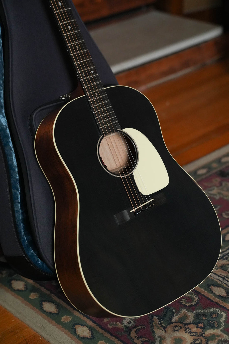 Martin DSS-16E Slope Shoulder Acoustic-Electric Guitar, Black Smoke #4876