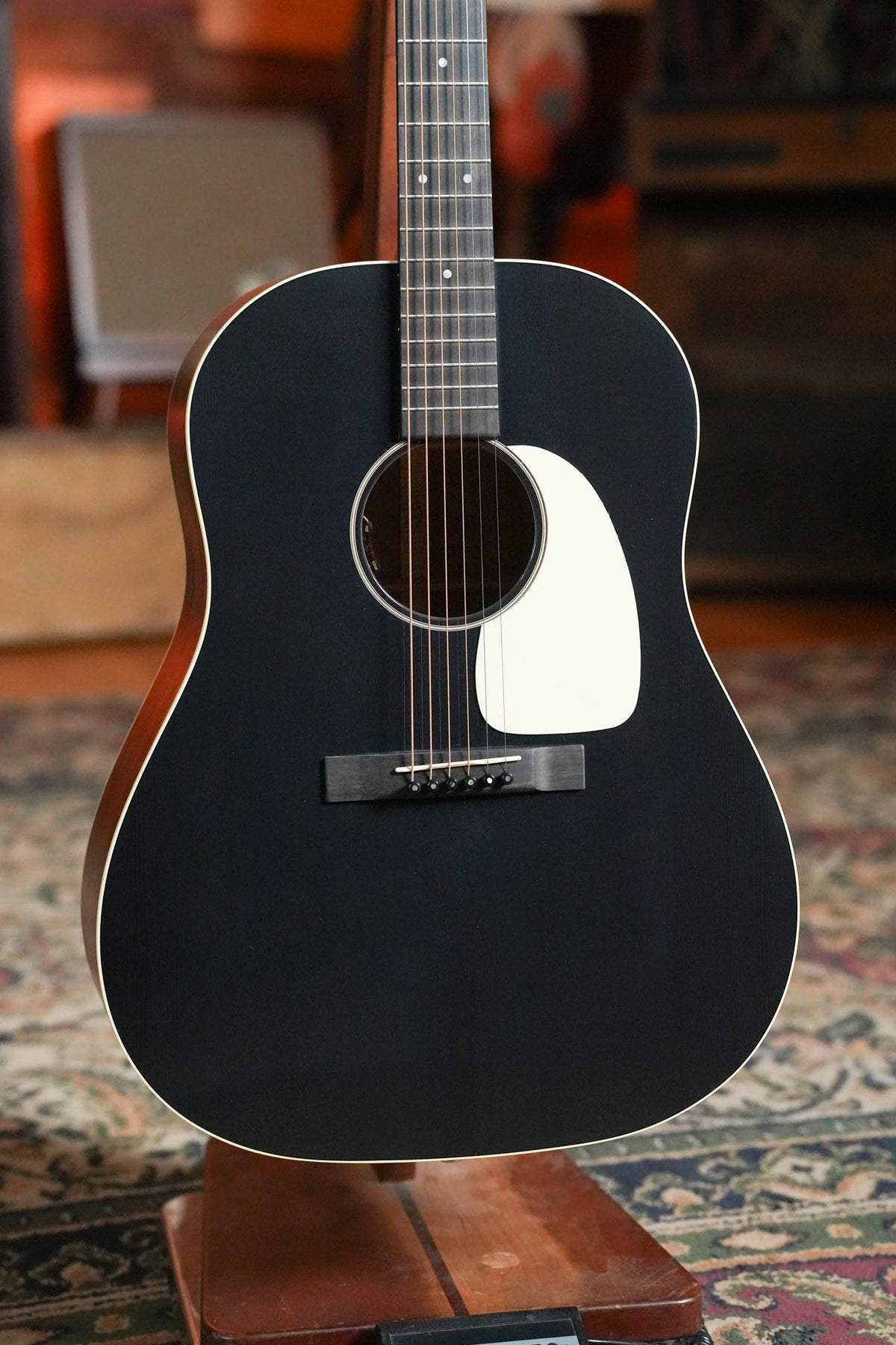Martin DSS-16E Slope Shoulder Acoustic-Electric Guitar, Black Smoke #4876