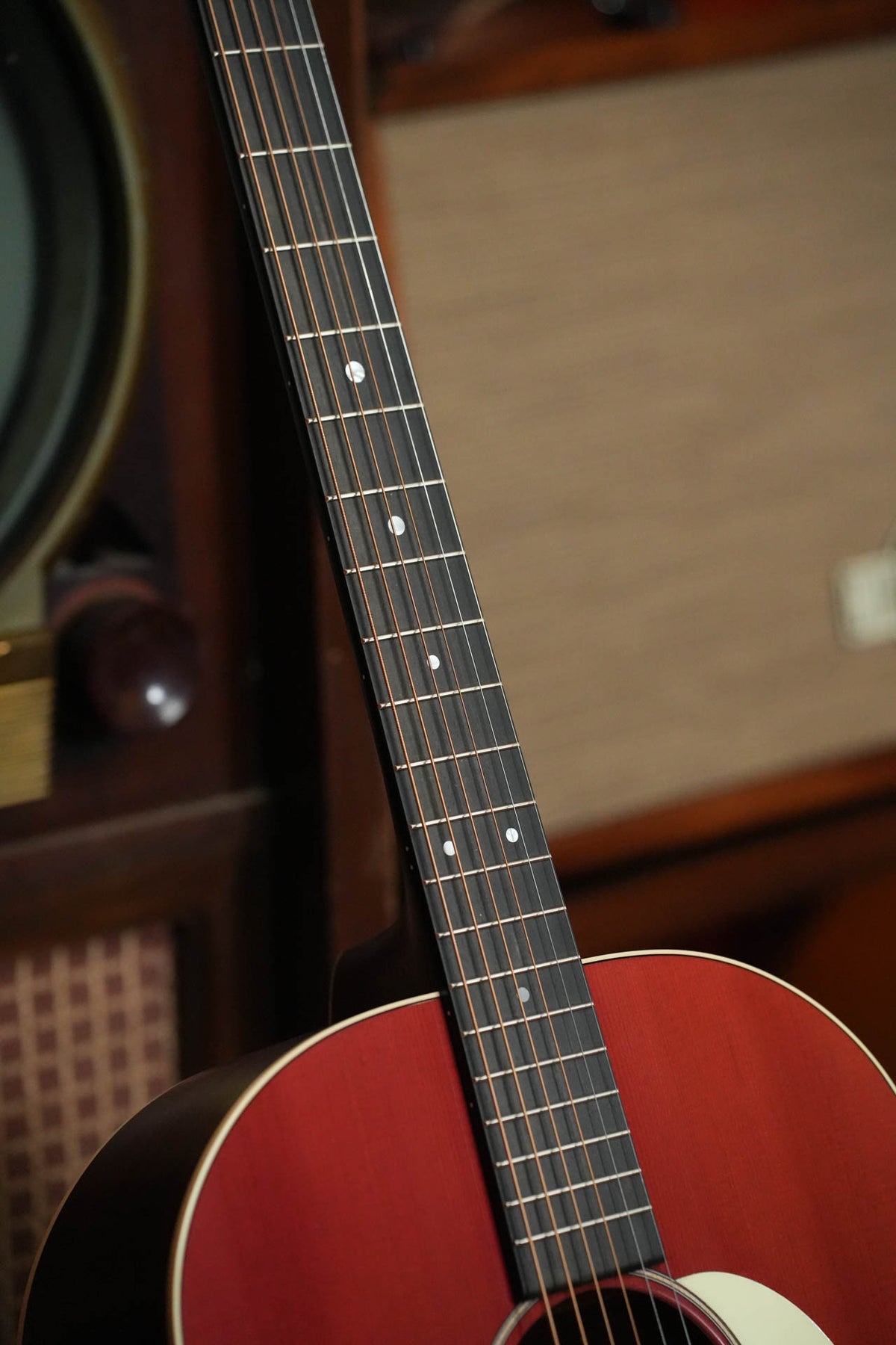 Martin DSS-16E Slope Shoulder Acoustic-Electric Guitar, Cherry Cola #4104