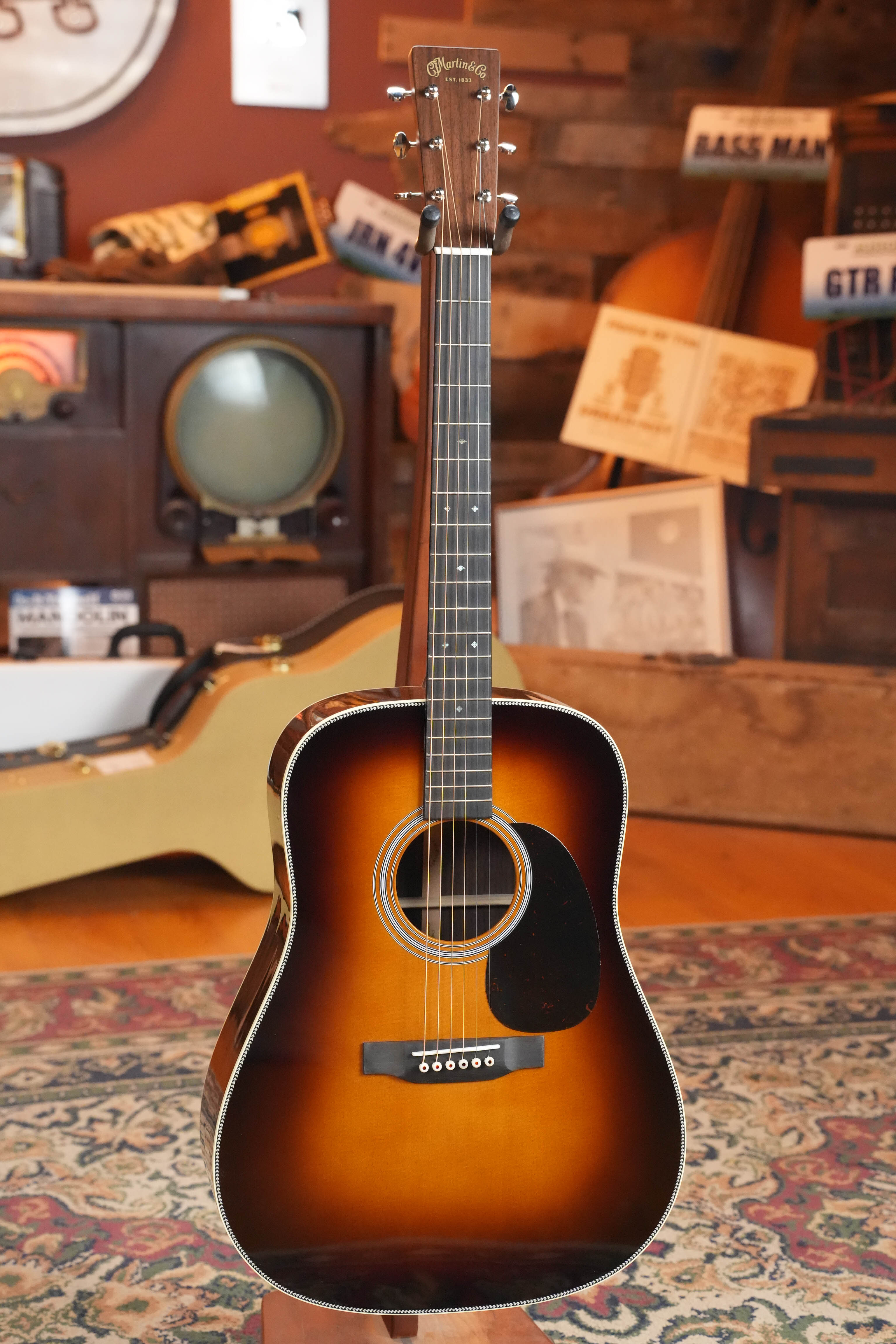 Martin HD-28 1935 Sunburst Spruce/East Indian Rosewood Dreadnought Acoustic Guitar #4261