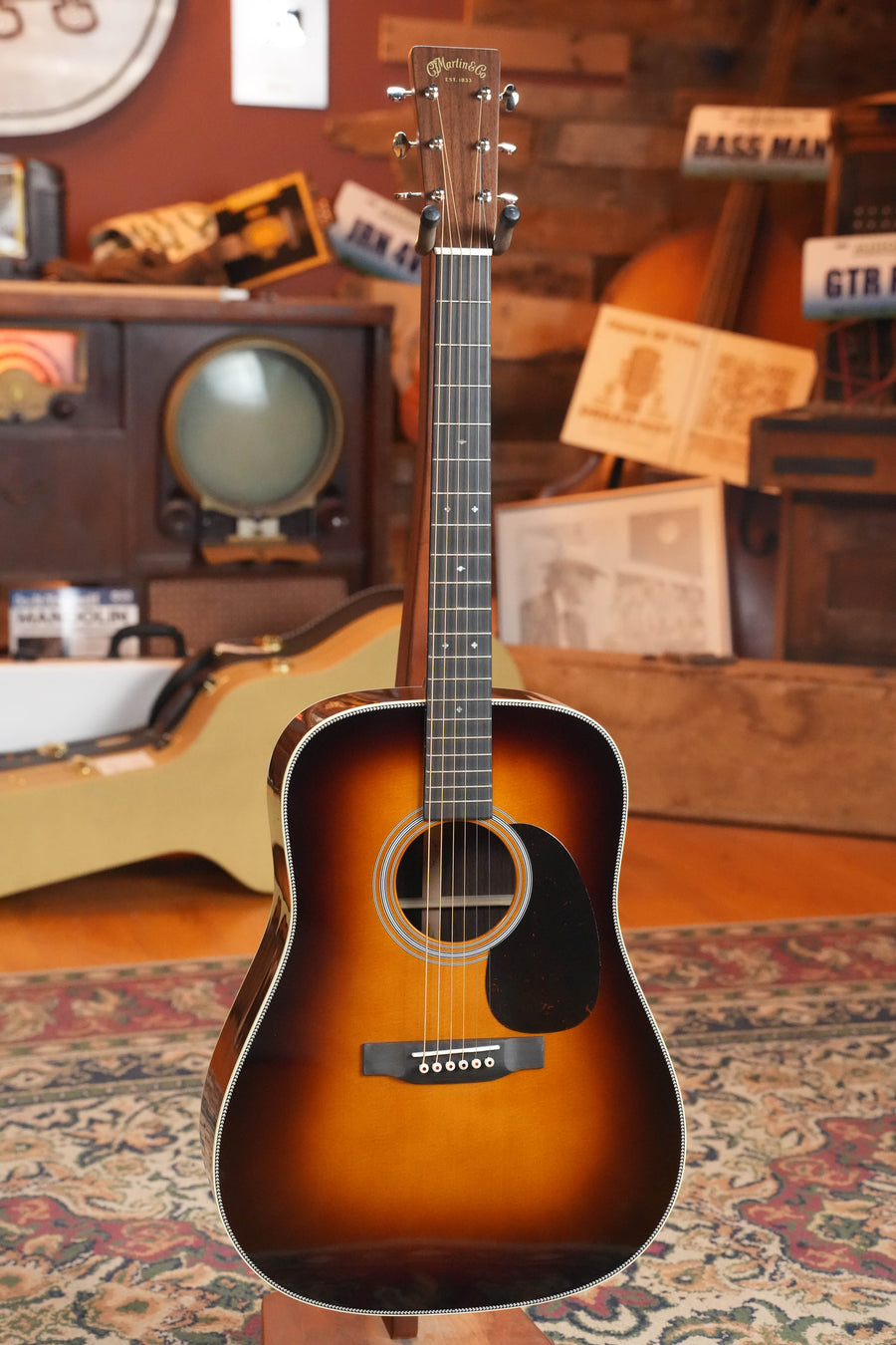 Martin HD-28 1935 Sunburst Spruce/East Indian Rosewood Dreadnought Acoustic Guitar #4261