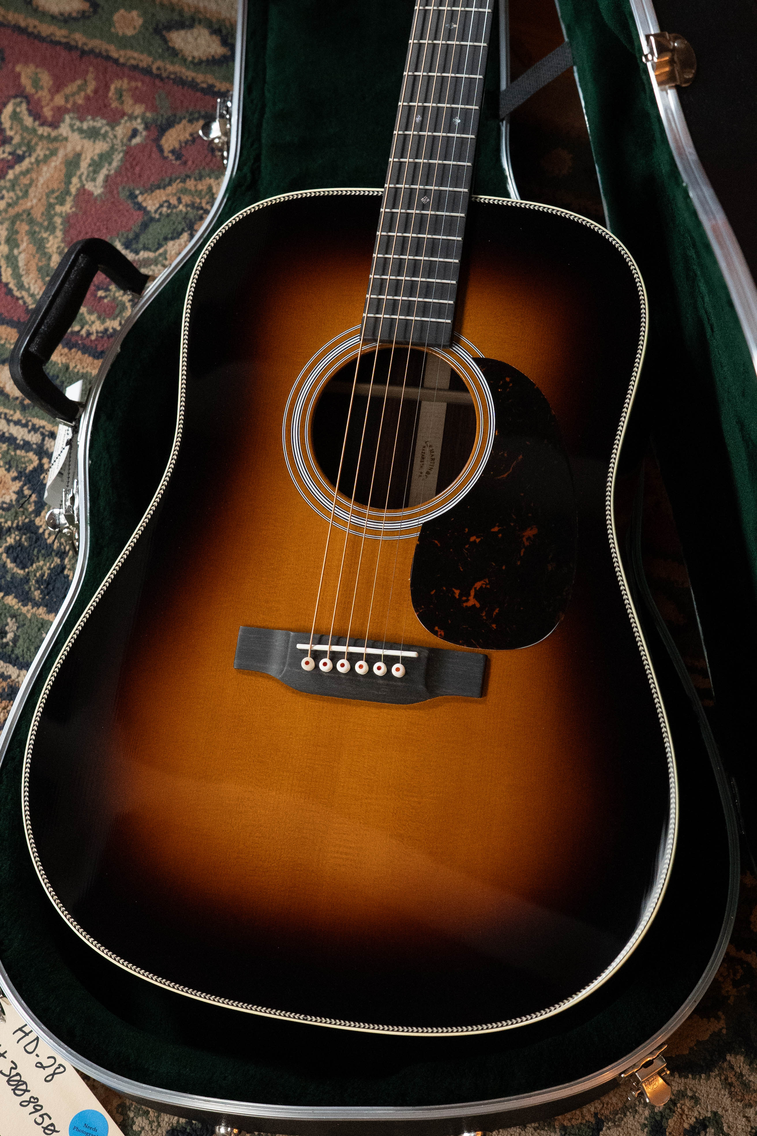 Martin HD-28 1935 Sunburst Spruce/East Indian Rosewood Dreadnought Acoustic Guitar #8950