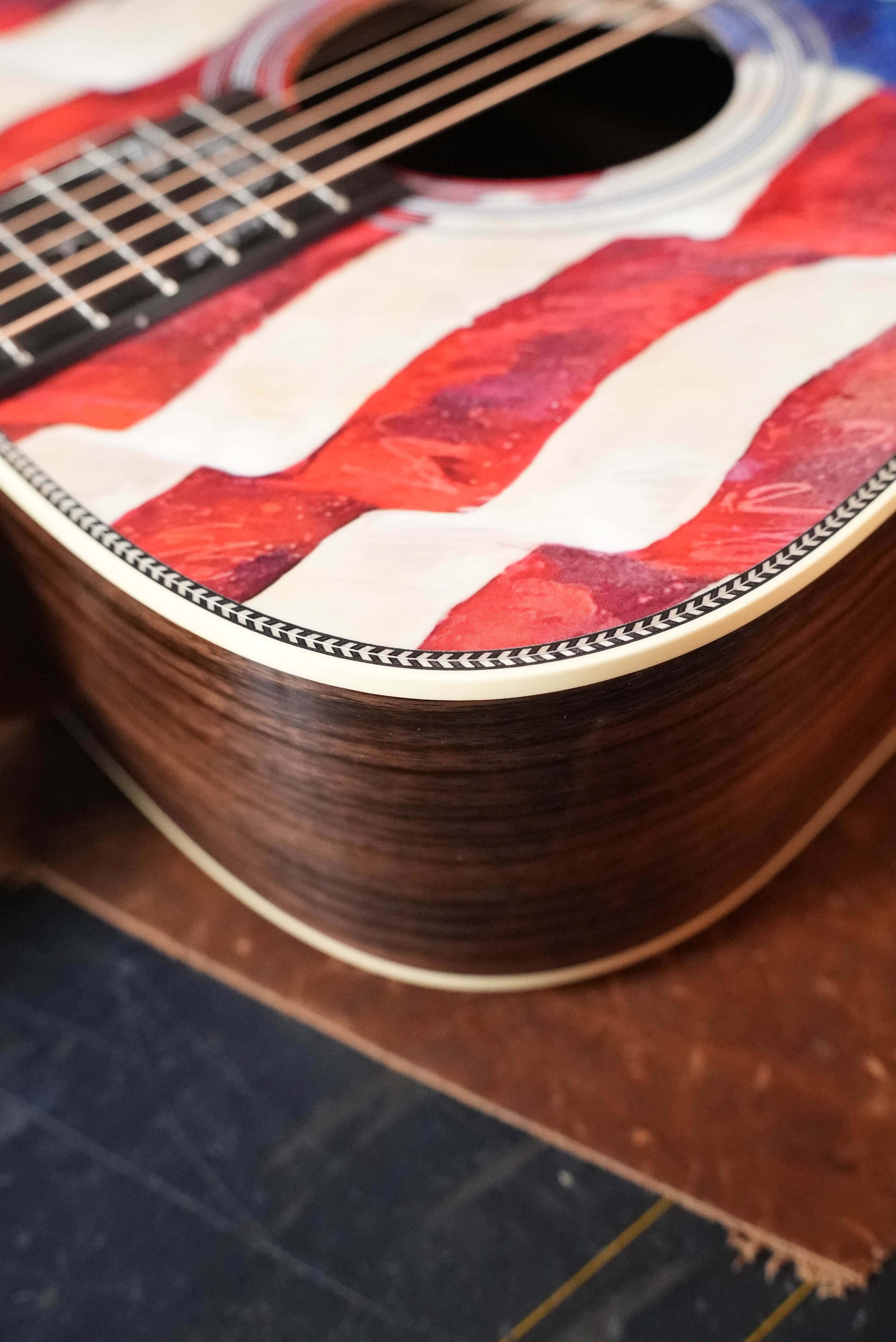 Embargo 7/2/26 - Martin HD-28 Semiquincentennial Limited Edition Custom Ink Design Acoustic Guitar #7873