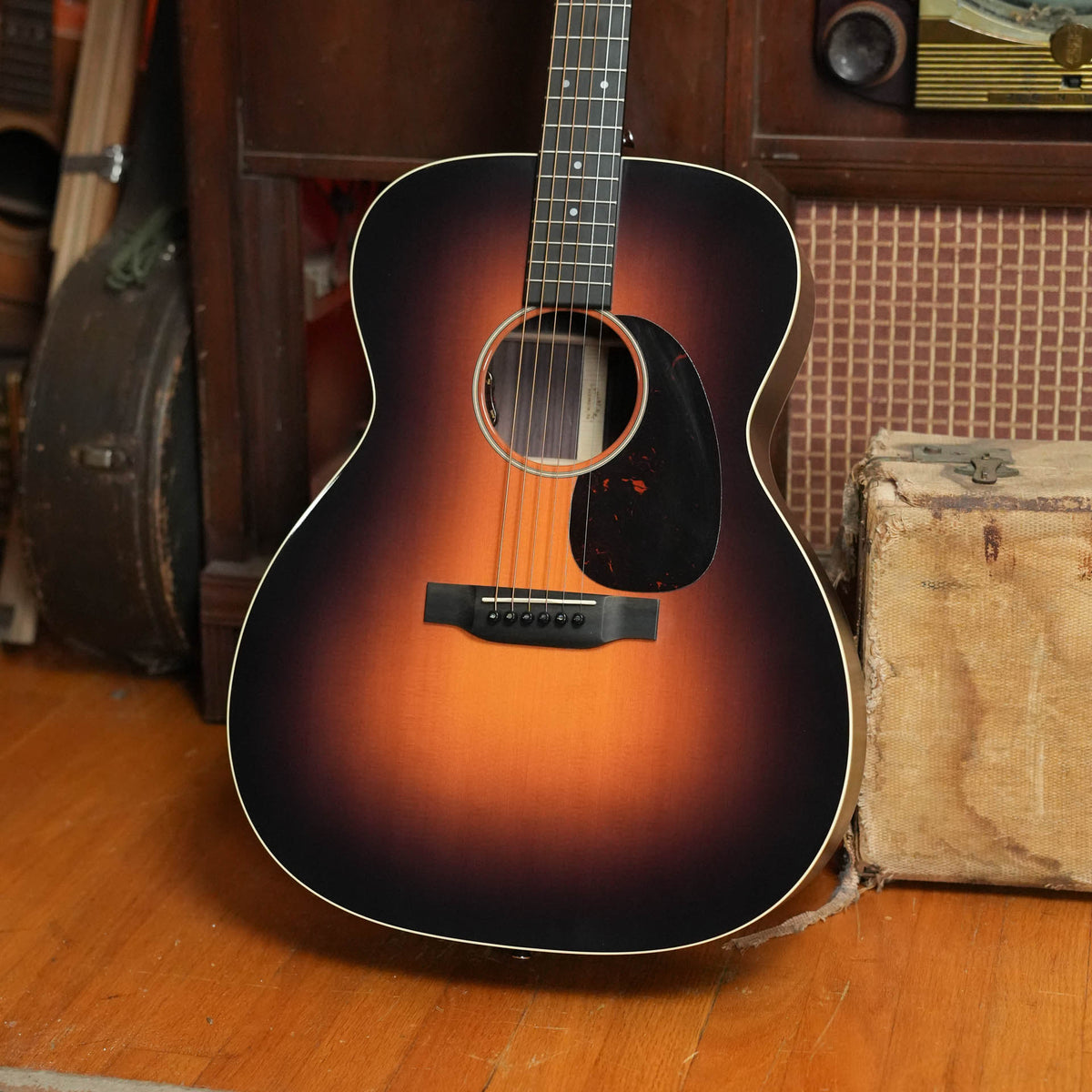 Martin J-16E Jumbo Acoustic-Electric Guitar, 1935 Burst #0589