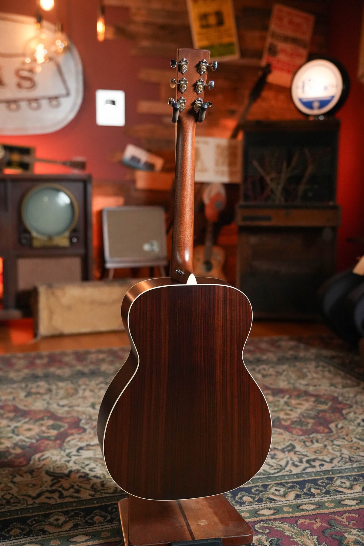 Martin J-16E Jumbo Acoustic-Electric Guitar, 1935 Burst #0589