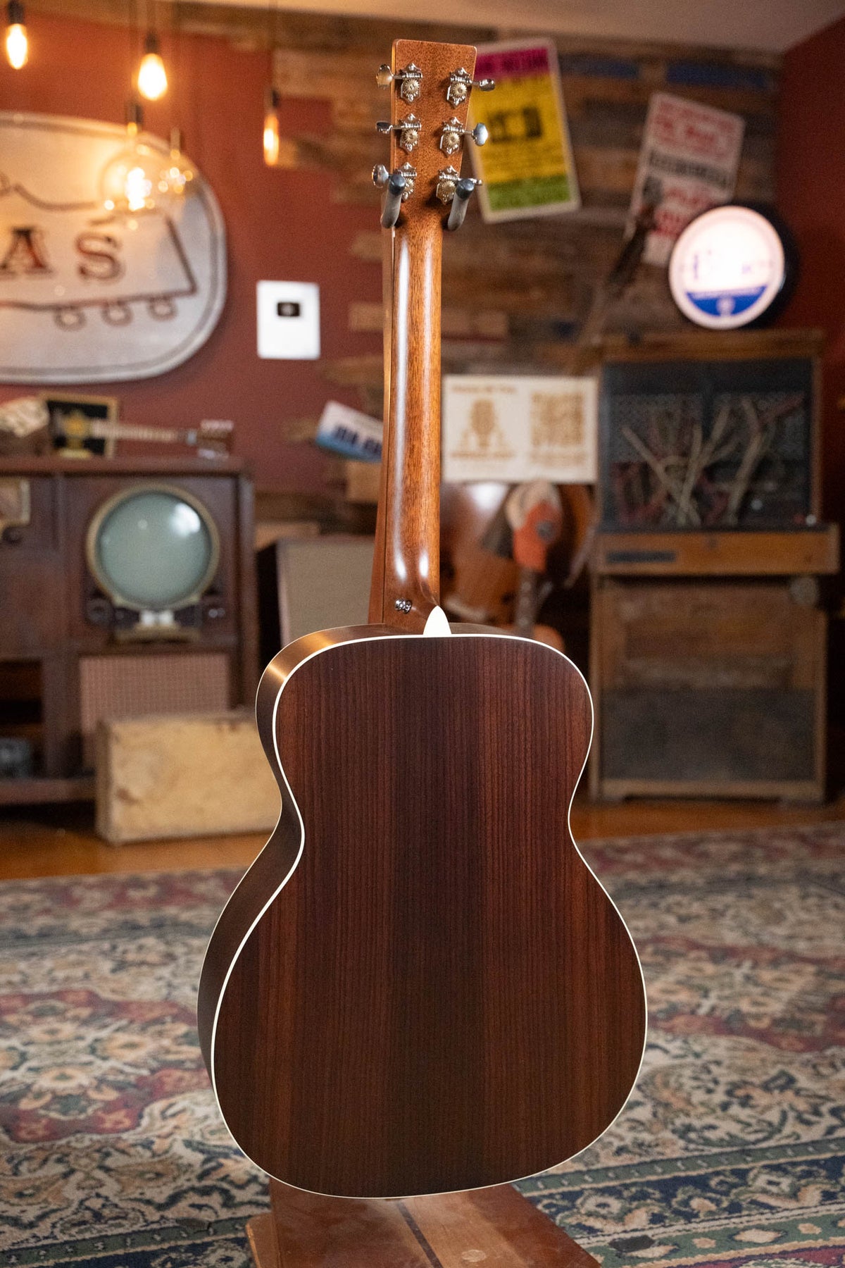 Martin J-16E Jumbo Acoustic-Electric Guitar, Cream #0595