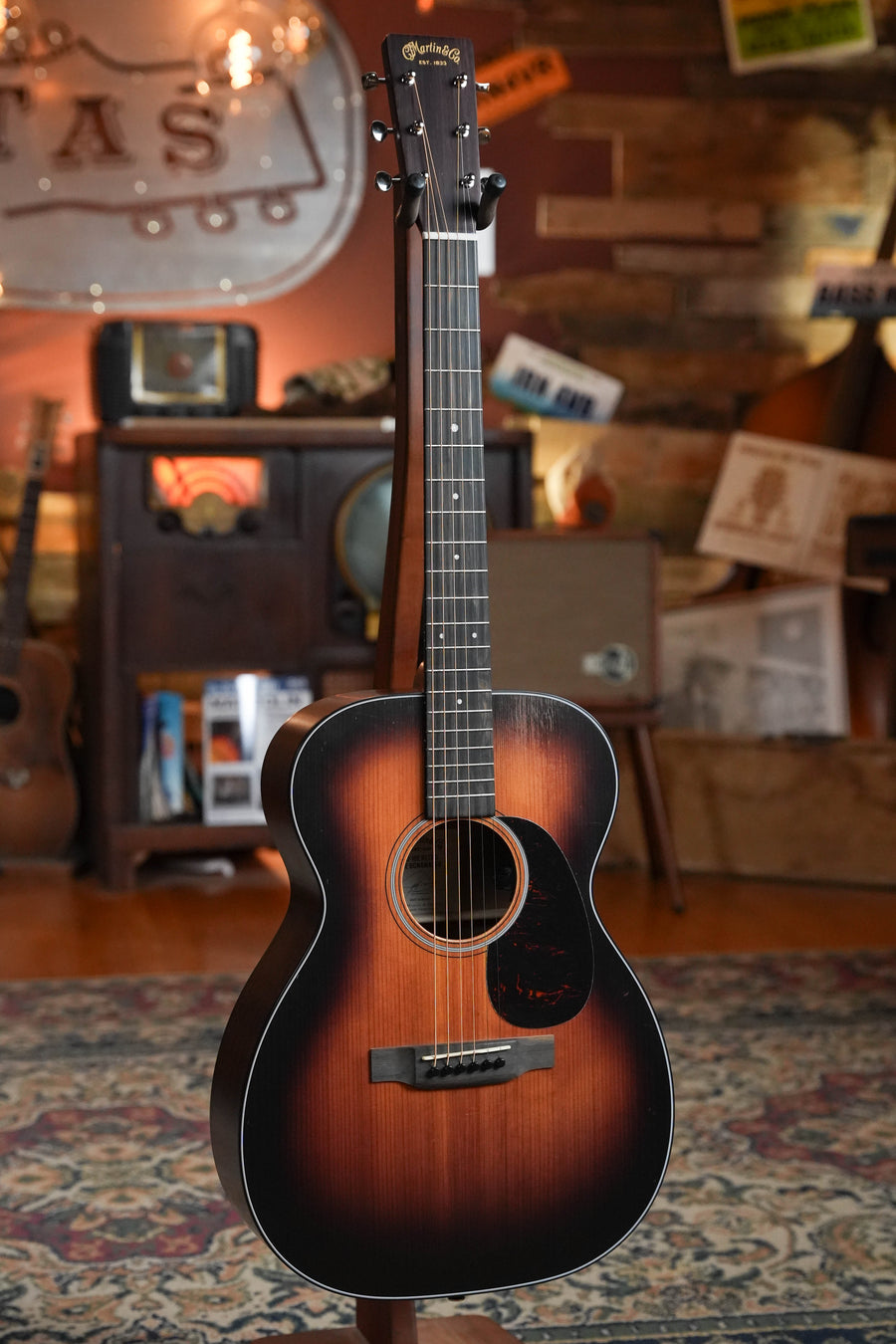 Martin OO-10E Retro Joe Bonamassa 1937 Sunburst OO Guitar w/Martin Pickup #1325