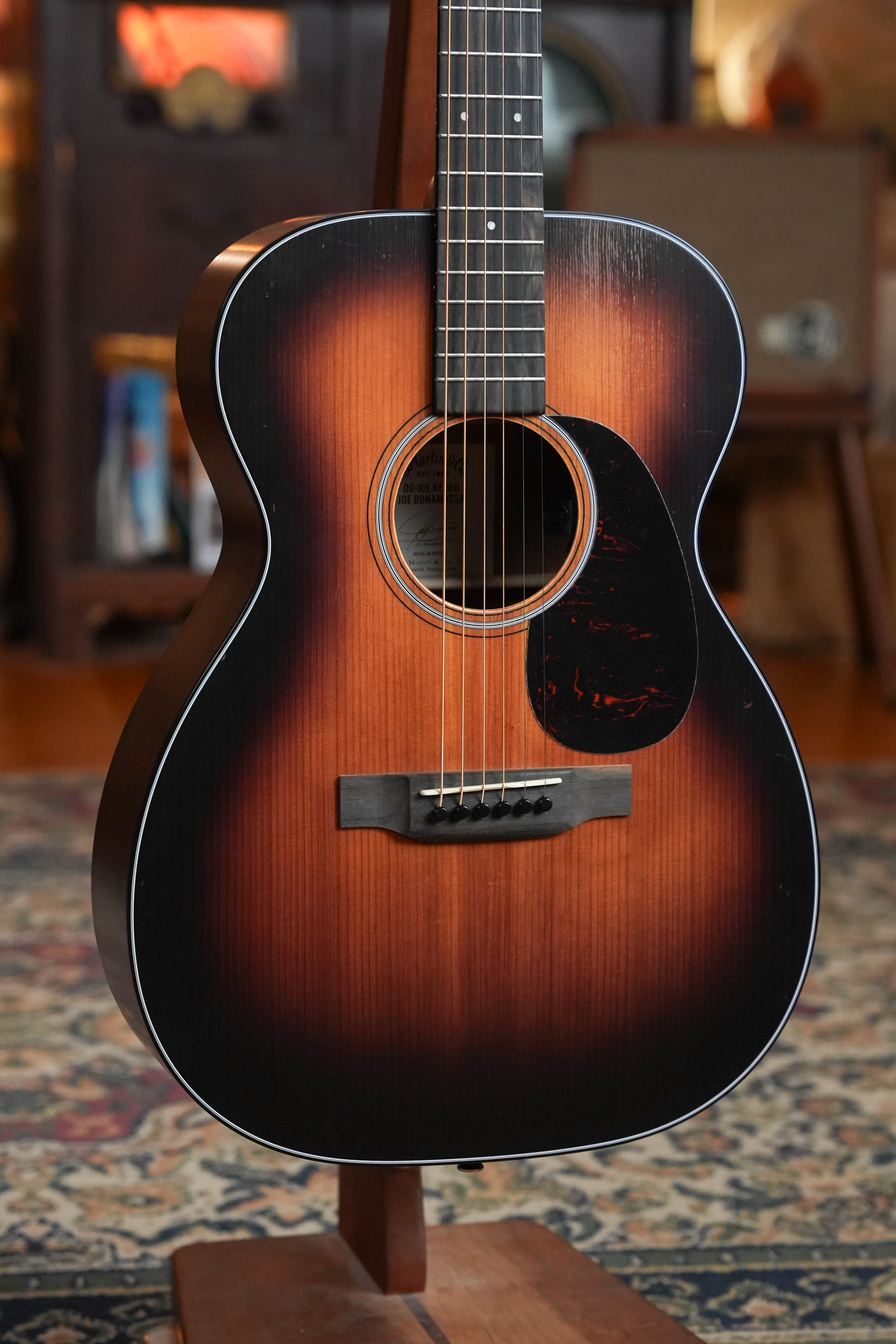 Martin OO-10E Retro Joe Bonamassa 1937 Sunburst OO Guitar w/Martin Pickup #1325