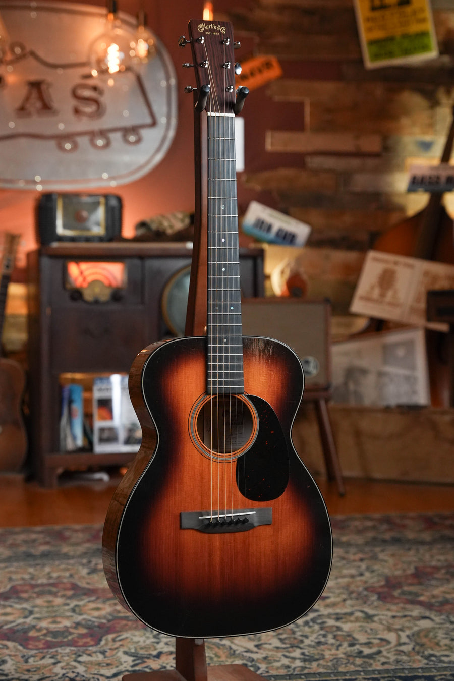 Martin OO-18 Joe Bonamassa Custom Signature Artist 1937 Sunburst OO Acoustic Guitar #4231