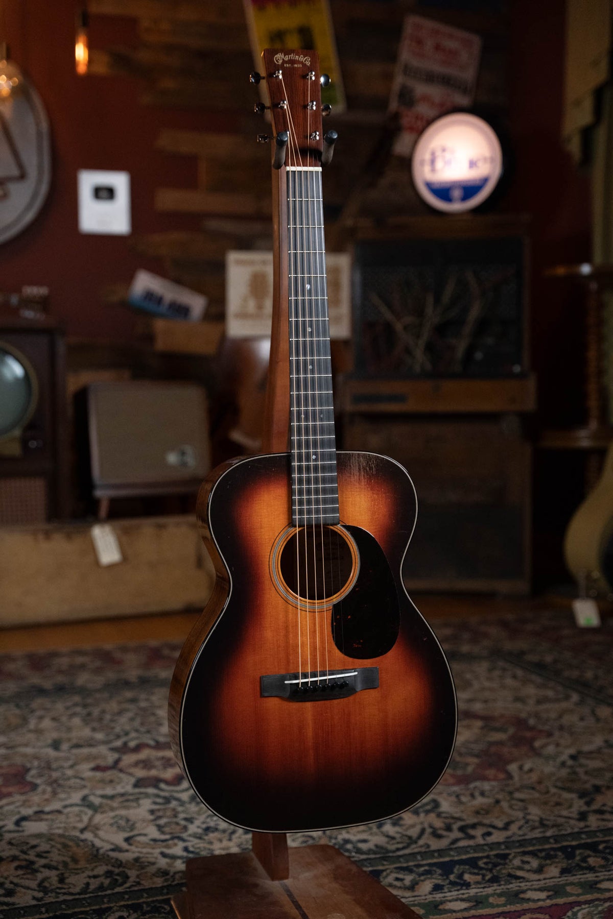 Martin OO-18 Joe Bonamassa Custom Signature Artist 1937 Sunburst OO Acoustic Guitar #4231