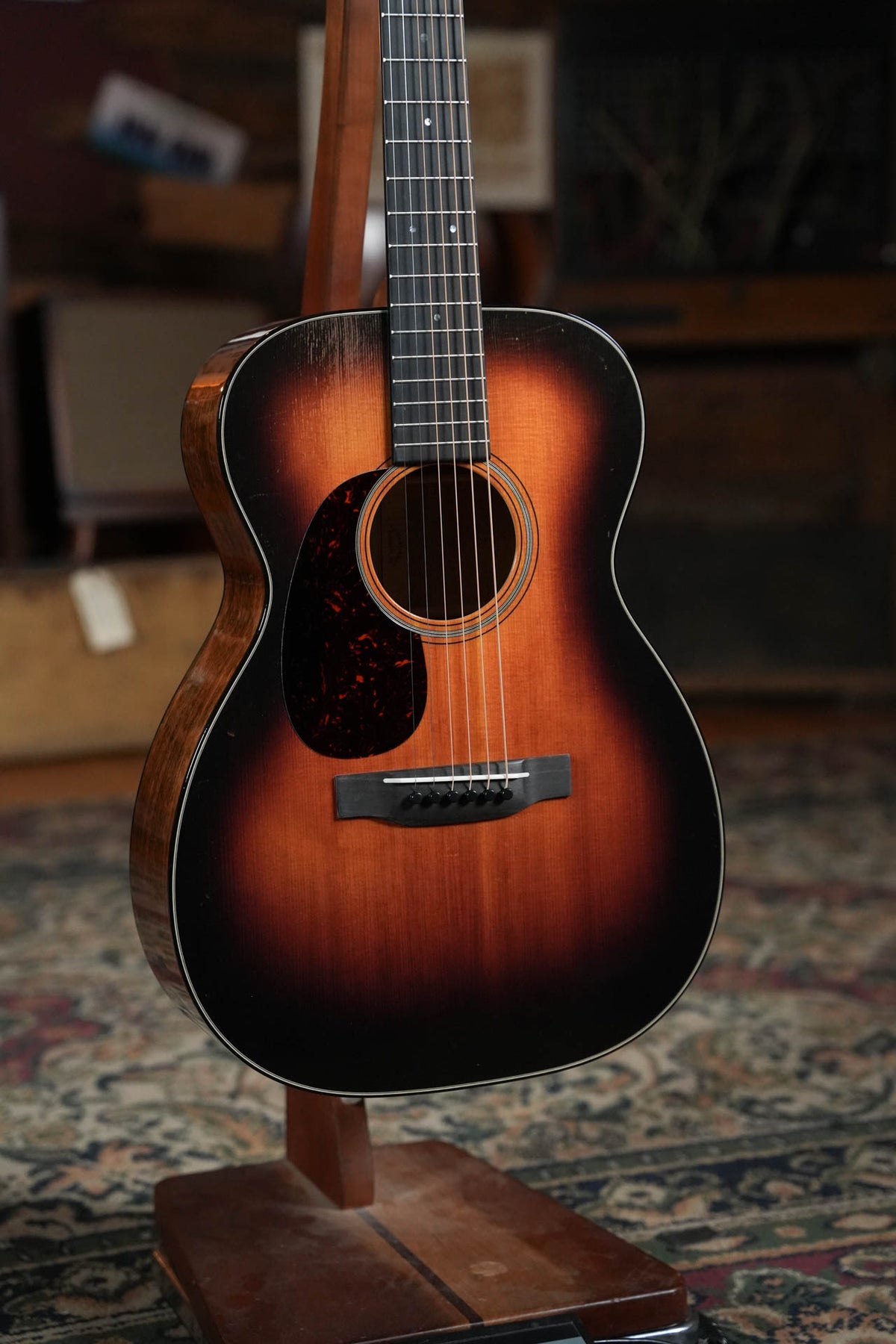 Martin OO-18 Joe Bonamassa Grand Concert LH Sunburst Acoustic Guitar #3708