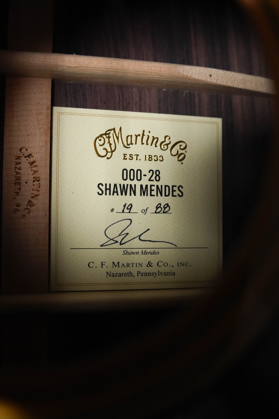 Martin OOO-28 Shawn Mendes Edition Acoustic Guitar #2304