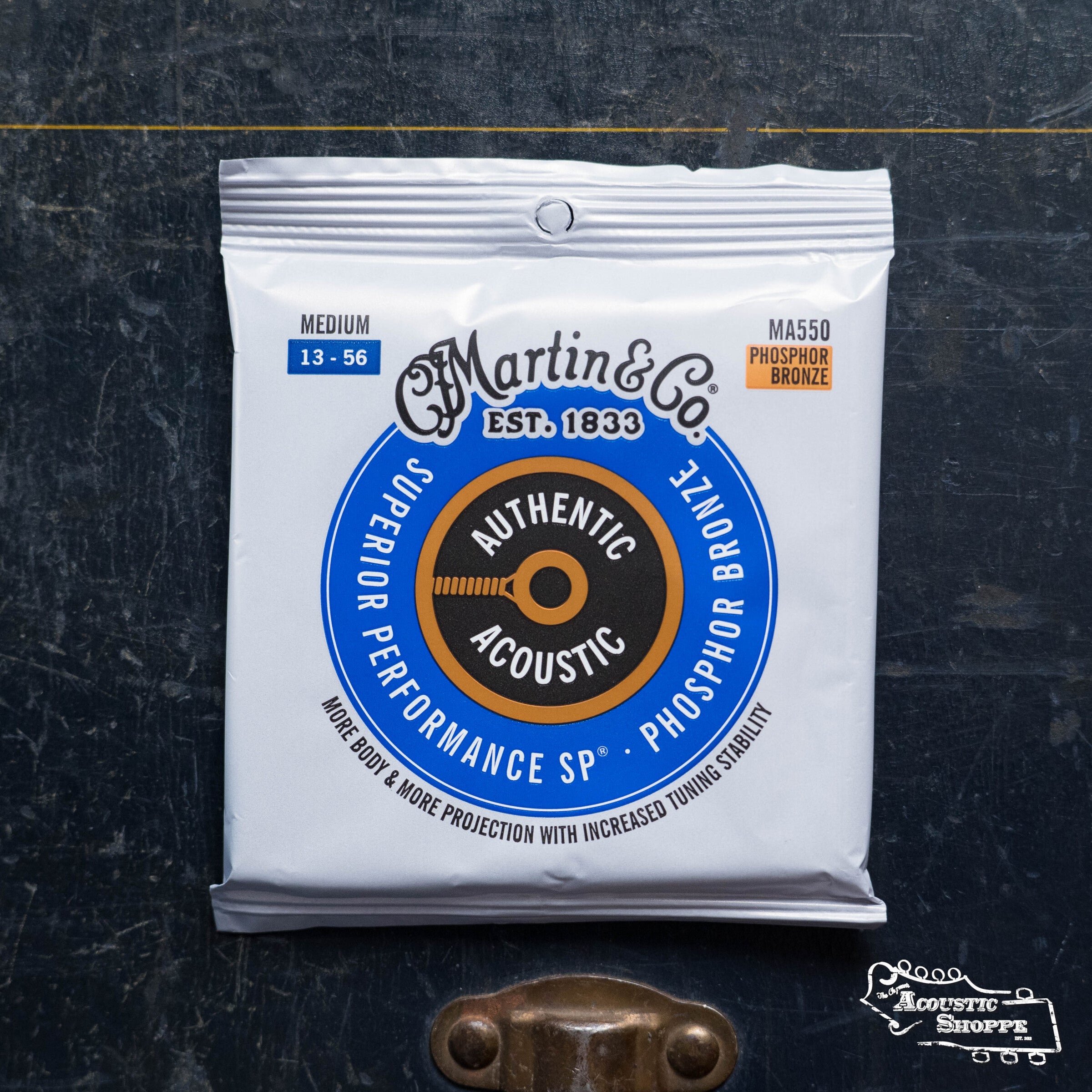 Martin Authentic Medium Acoustic SP Guitar Strings - Silk & Steel 41Y18MA550