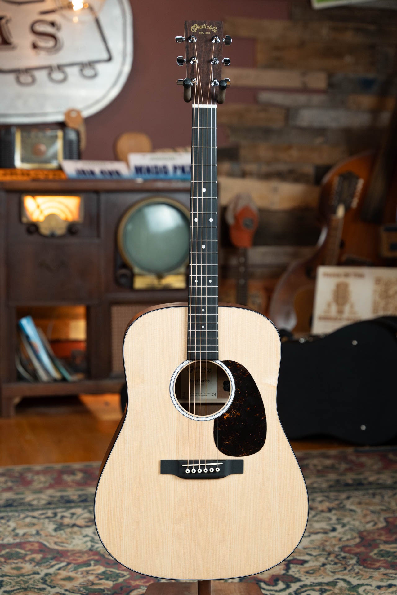 Martin D-10E Sitka/Sapele Dreadnought Guitar w/Martin E-1 Pickup #6757