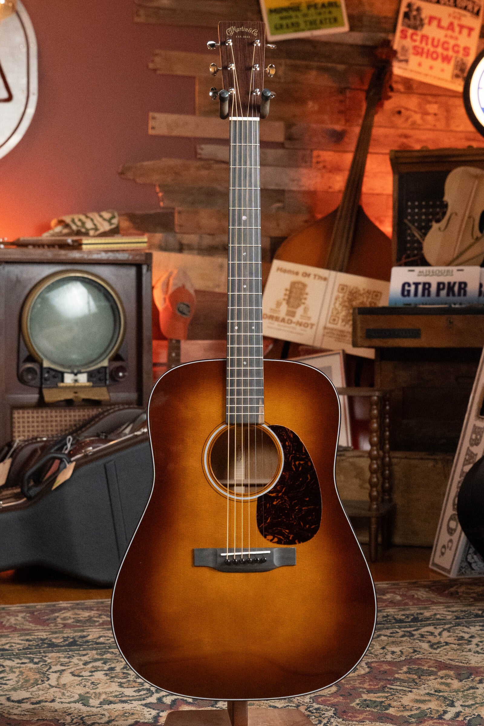 Martin D-18 1933 Gloss Ambertone Spruce/Mahogany Dreadnought Acoustic Guitar #3333